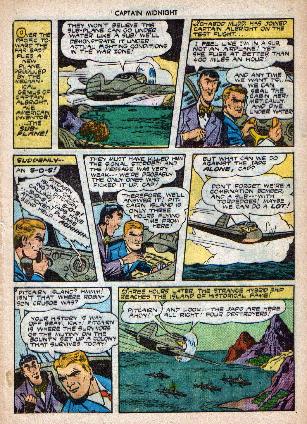 Read online Captain Midnight (1942) comic -  Issue #19 - 5