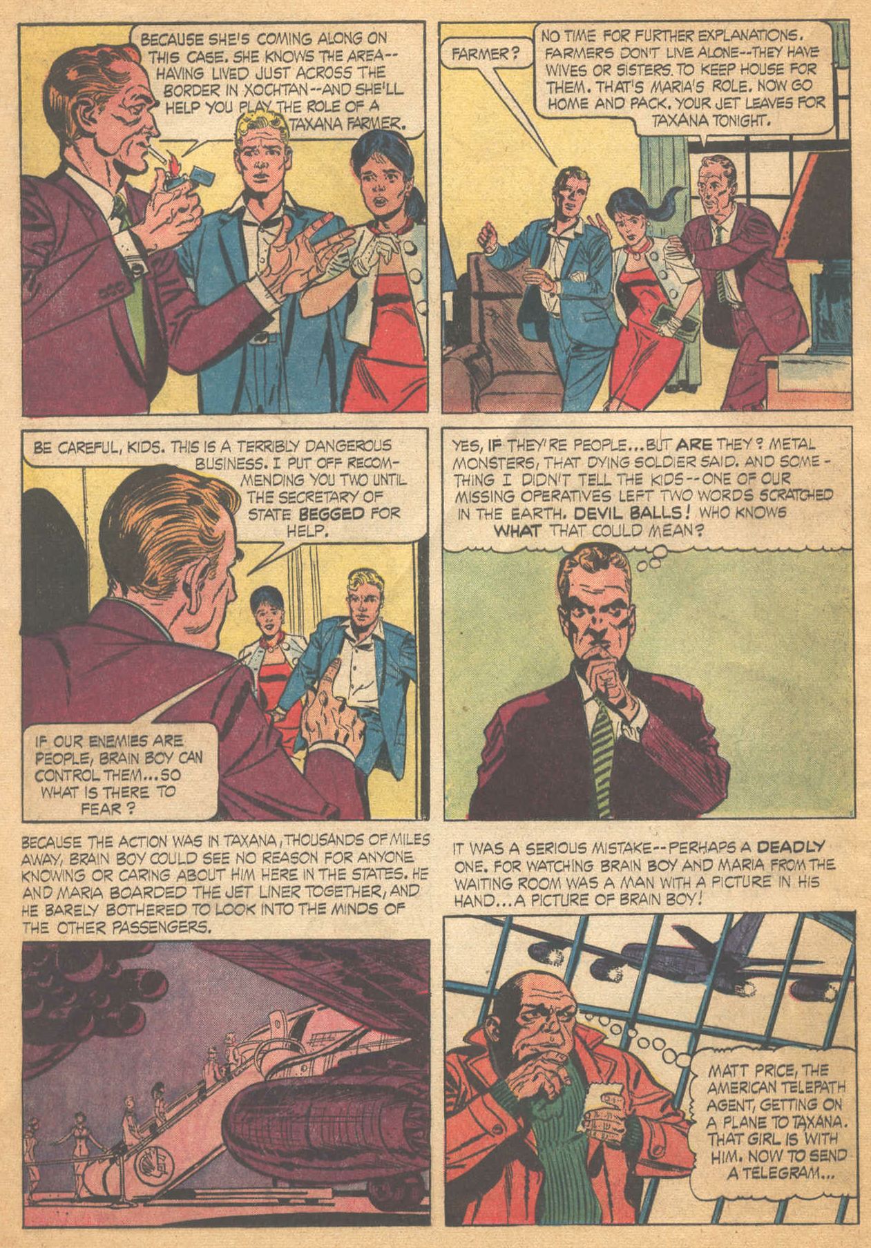 Read online Brain Boy (1962) comic -  Issue #5 - 8
