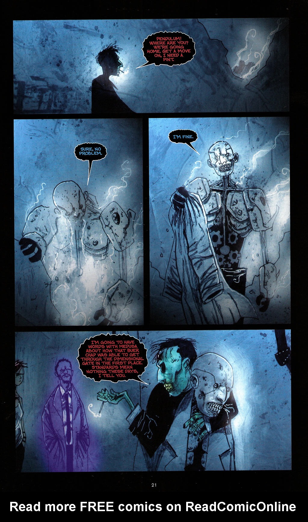 Read online Wormwood: Gentleman Corpse comic -  Issue #4 - 24