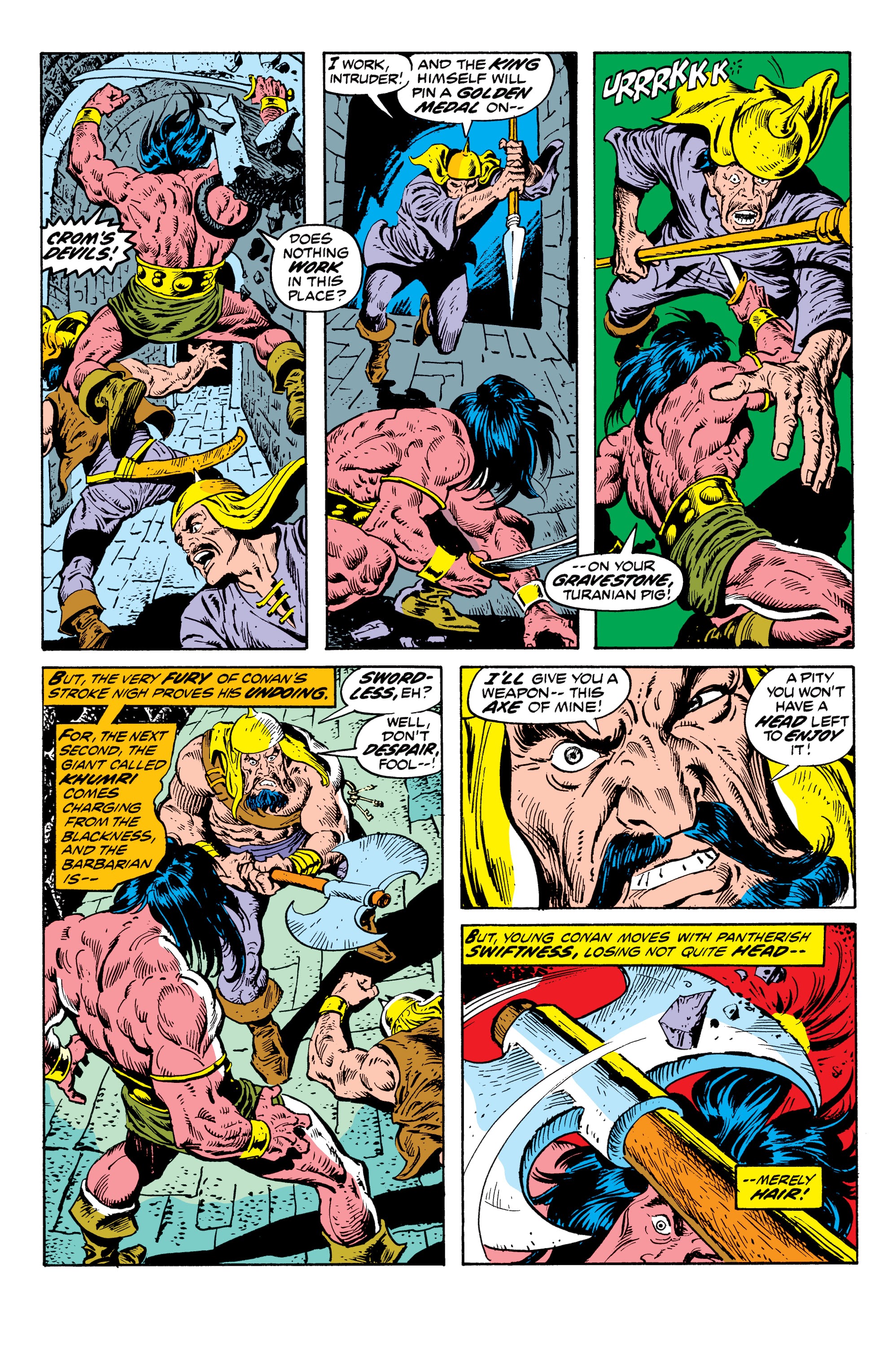 Read online Conan The Barbarian Epic Collection: The Original Marvel Years - The Curse Of The Golden Skull comic -  Issue # TPB (Part 1) - 59