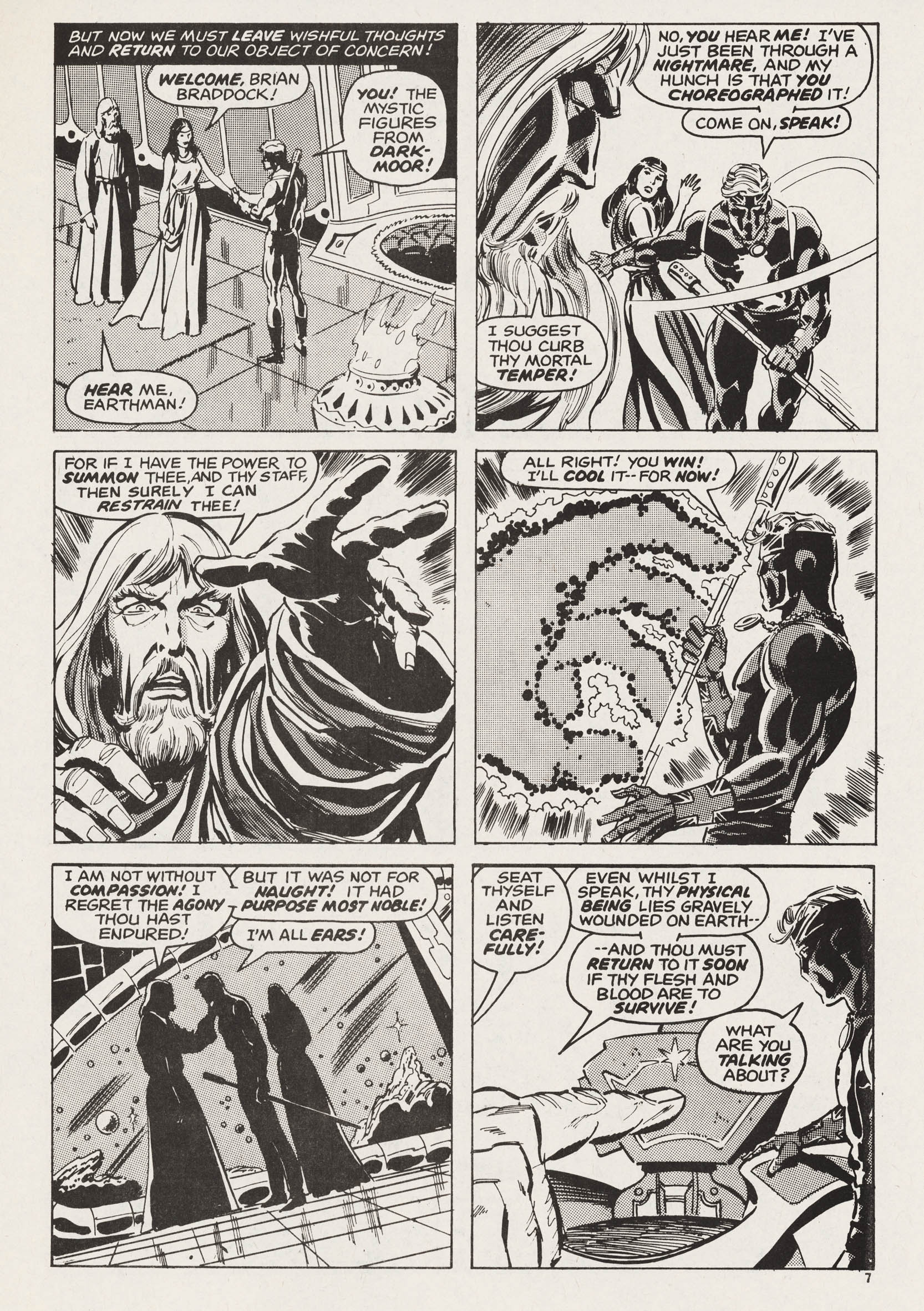 Read online Captain Britain (1976) comic -  Issue #34 - 7