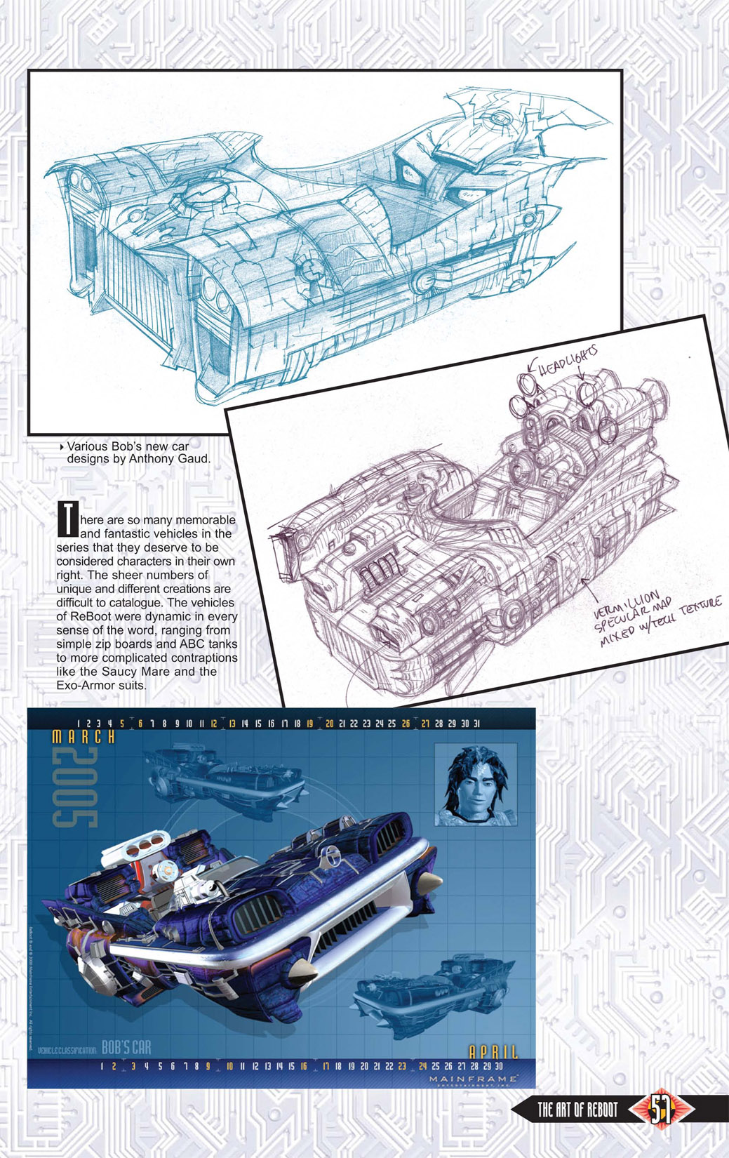 Read online The Art of Reboot comic -  Issue # TPB - 56