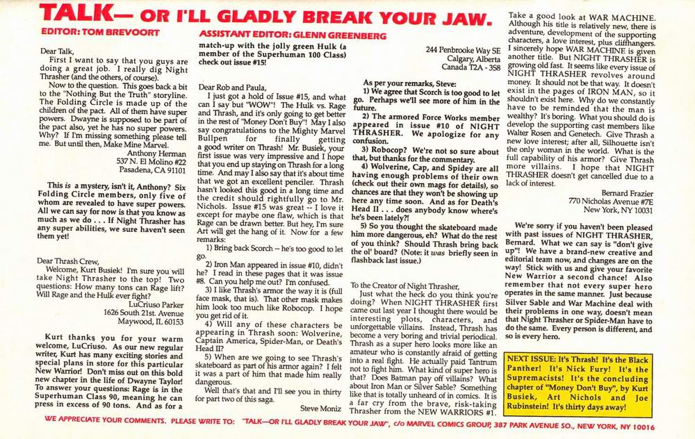 Read online Night Thrasher comic -  Issue #17 - 24