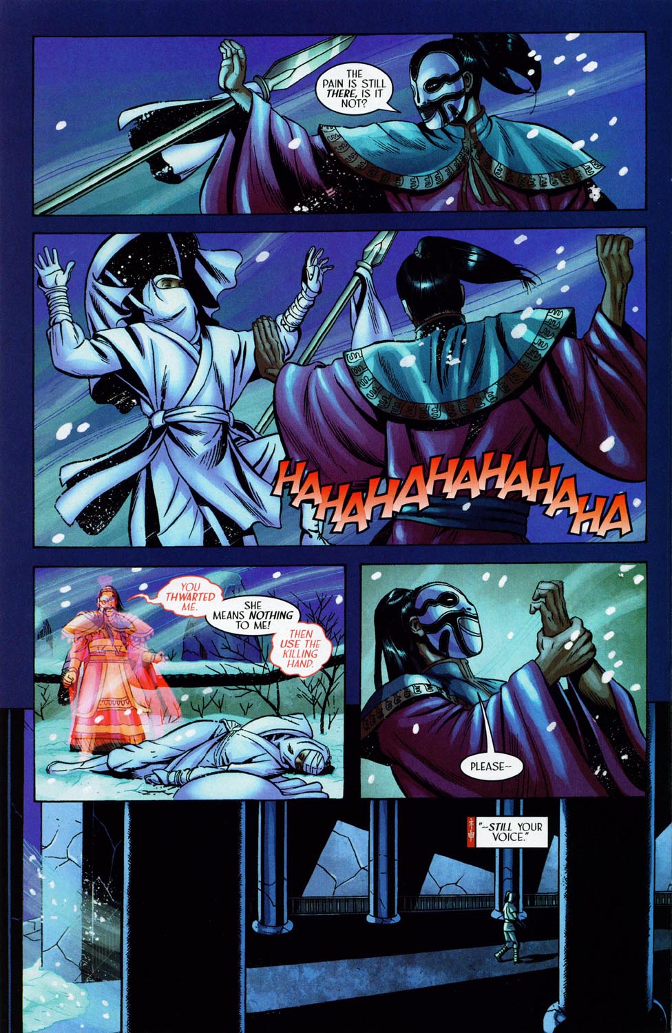 Read online Silken Ghost comic -  Issue #5 - 9