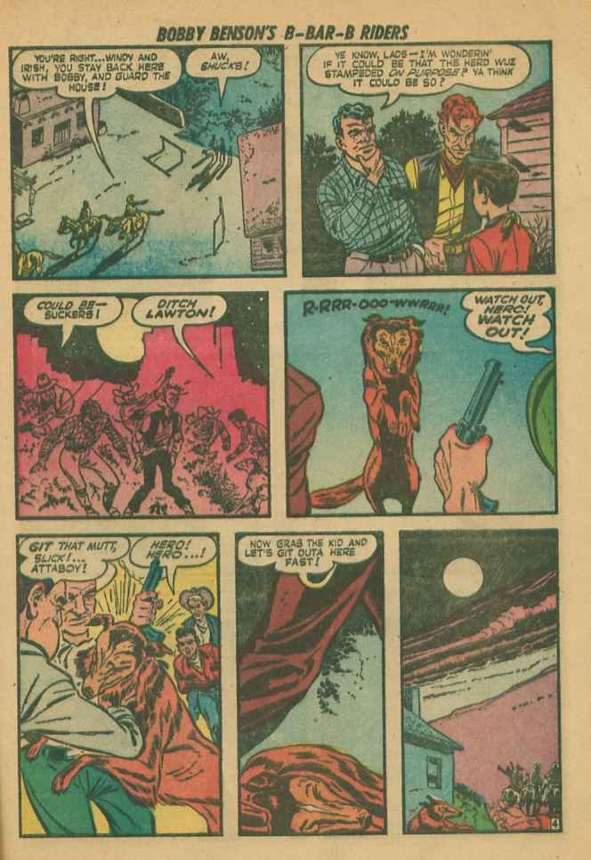 Read online Bobby Benson's B-Bar-B Riders comic -  Issue #9 - 21