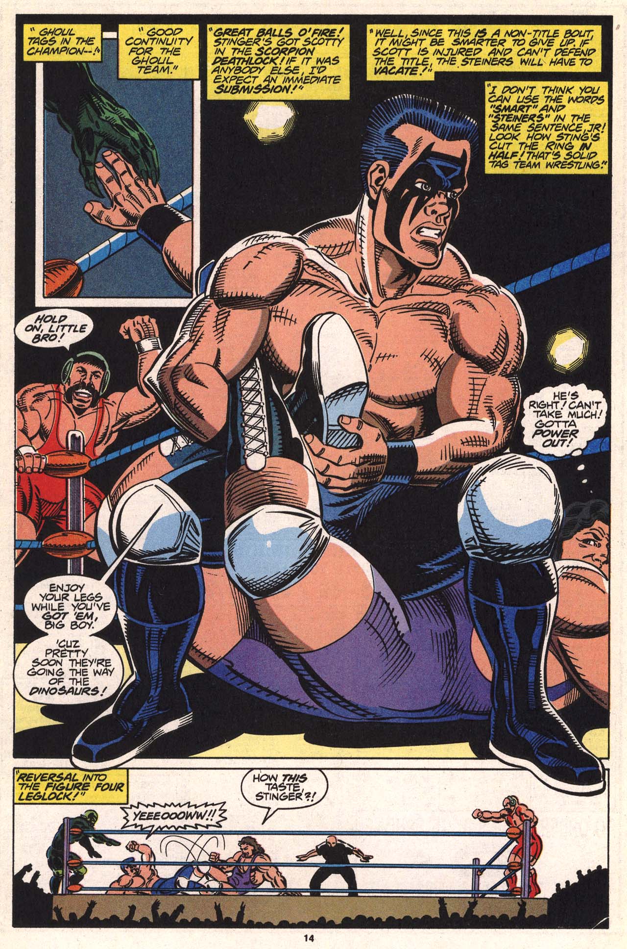 Read online WCW World Championship Wrestling comic -  Issue #9 - 16