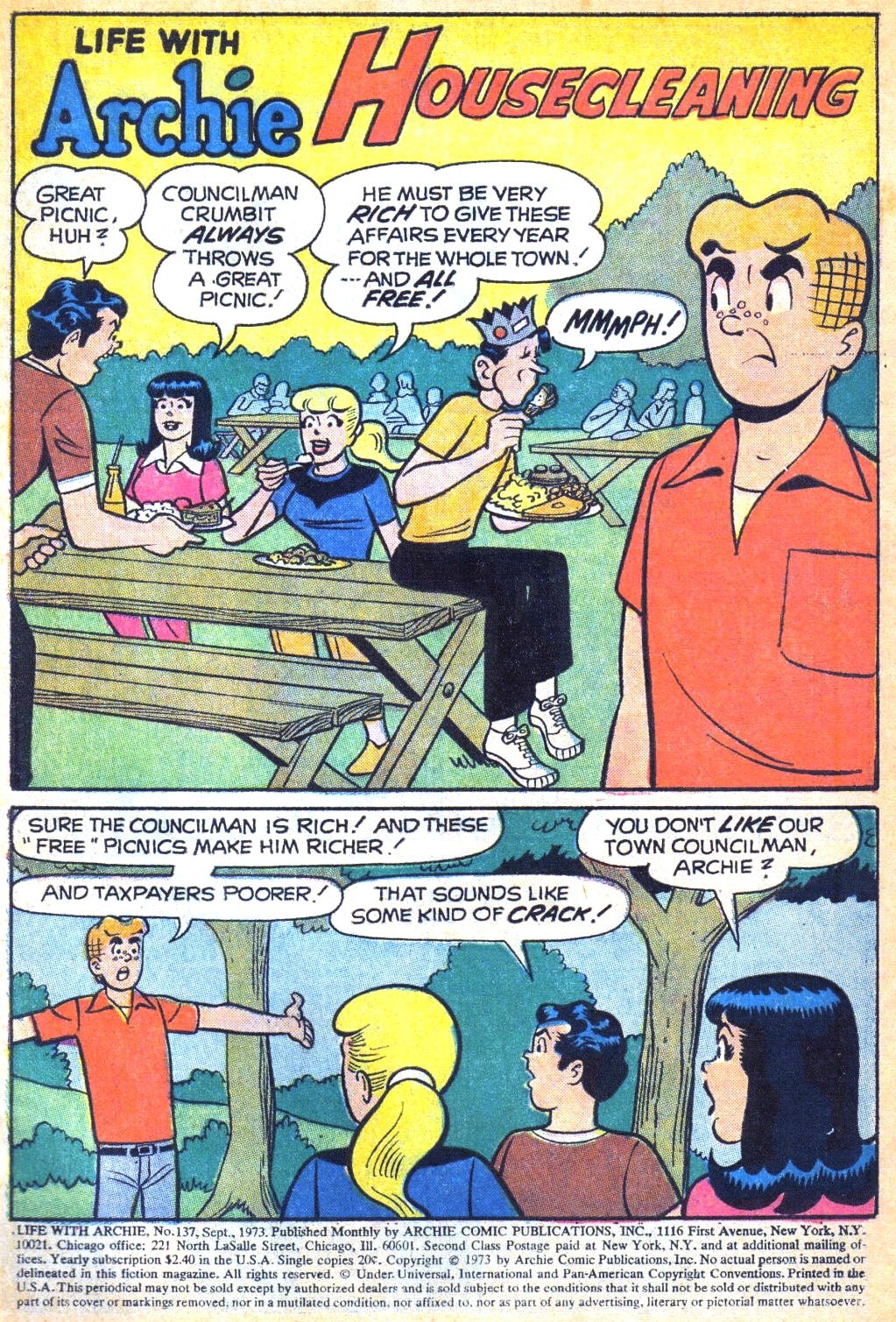 Read online Life With Archie (1958) comic -  Issue #137 - 3