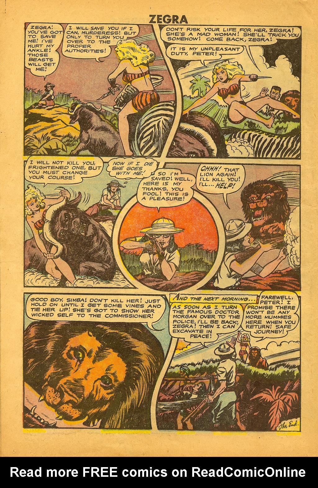 Read online Zegra, Jungle Empress comic -  Issue #4 - 20