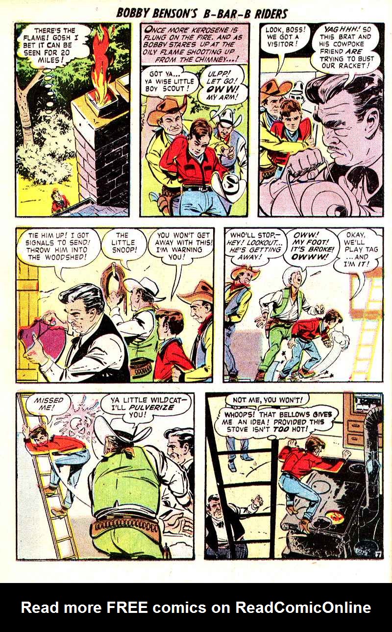 Read online Bobby Benson's B-Bar-B Riders comic -  Issue #7 - 32