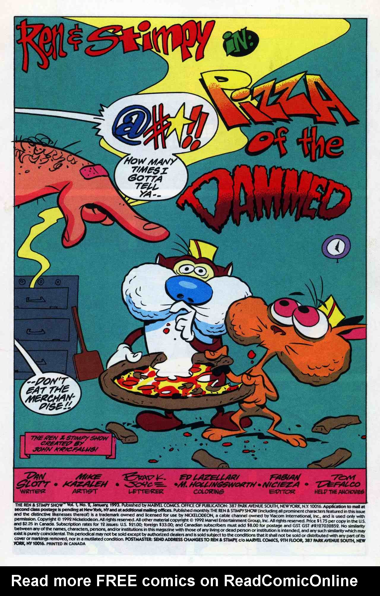 Read online The Ren & Stimpy Show comic -  Issue #2 - 2