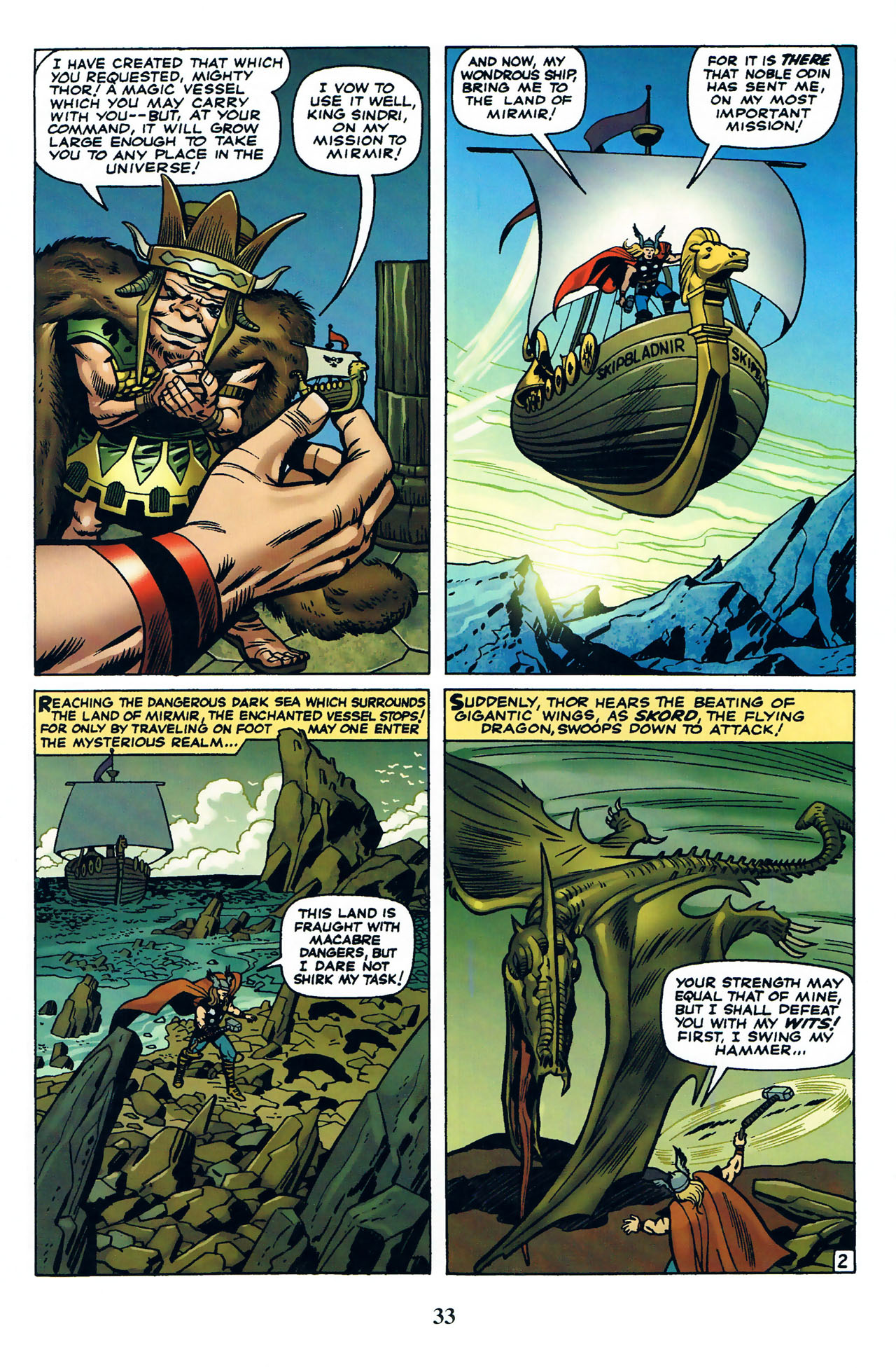 Read online Thor: Tales of Asgard by Stan Lee & Jack Kirby comic -  Issue #1 - 35