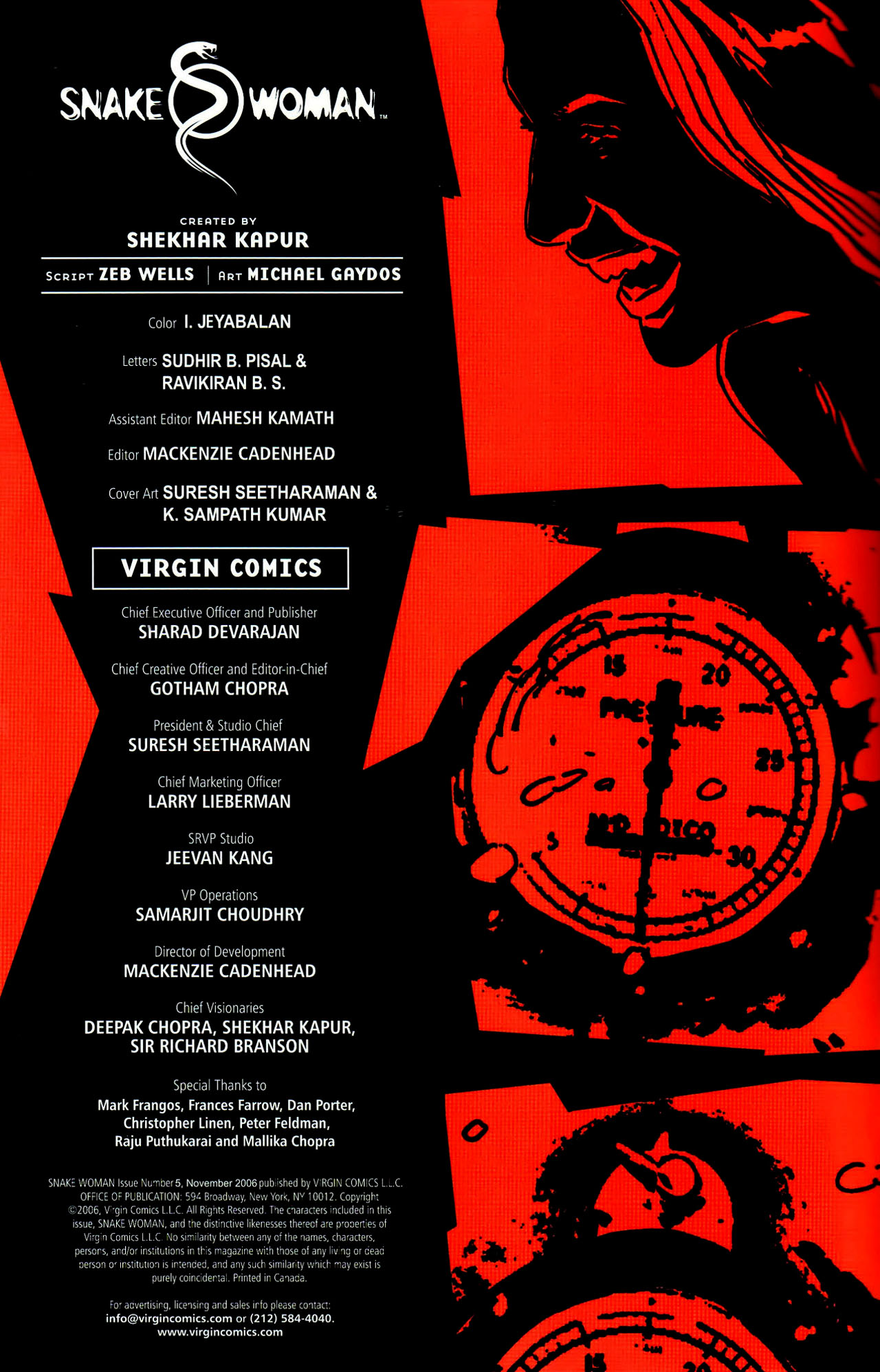 Read online Snake Woman comic -  Issue #5 - 2