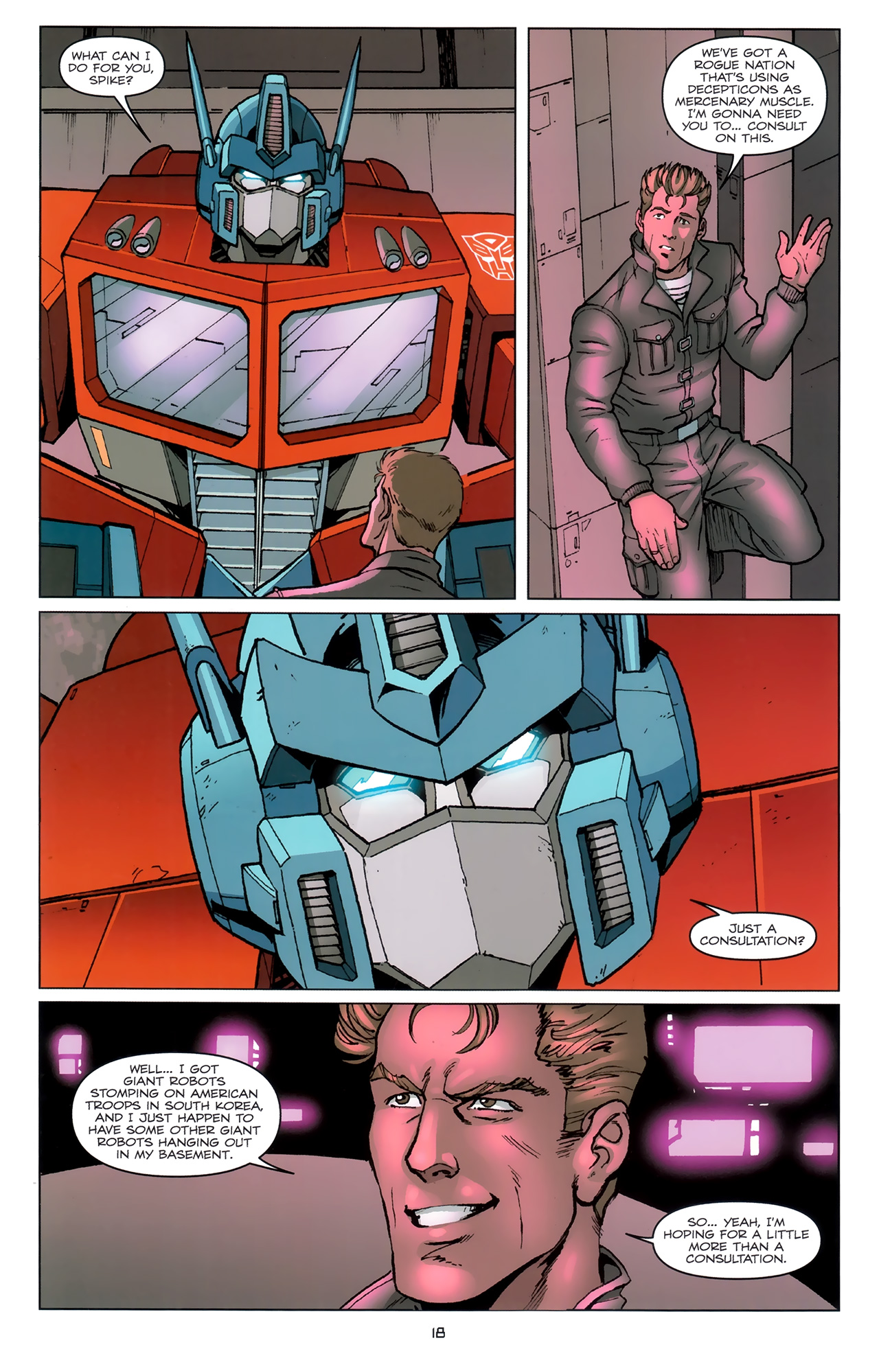 Read online The Transformers (2009) comic -  Issue #9 - 21