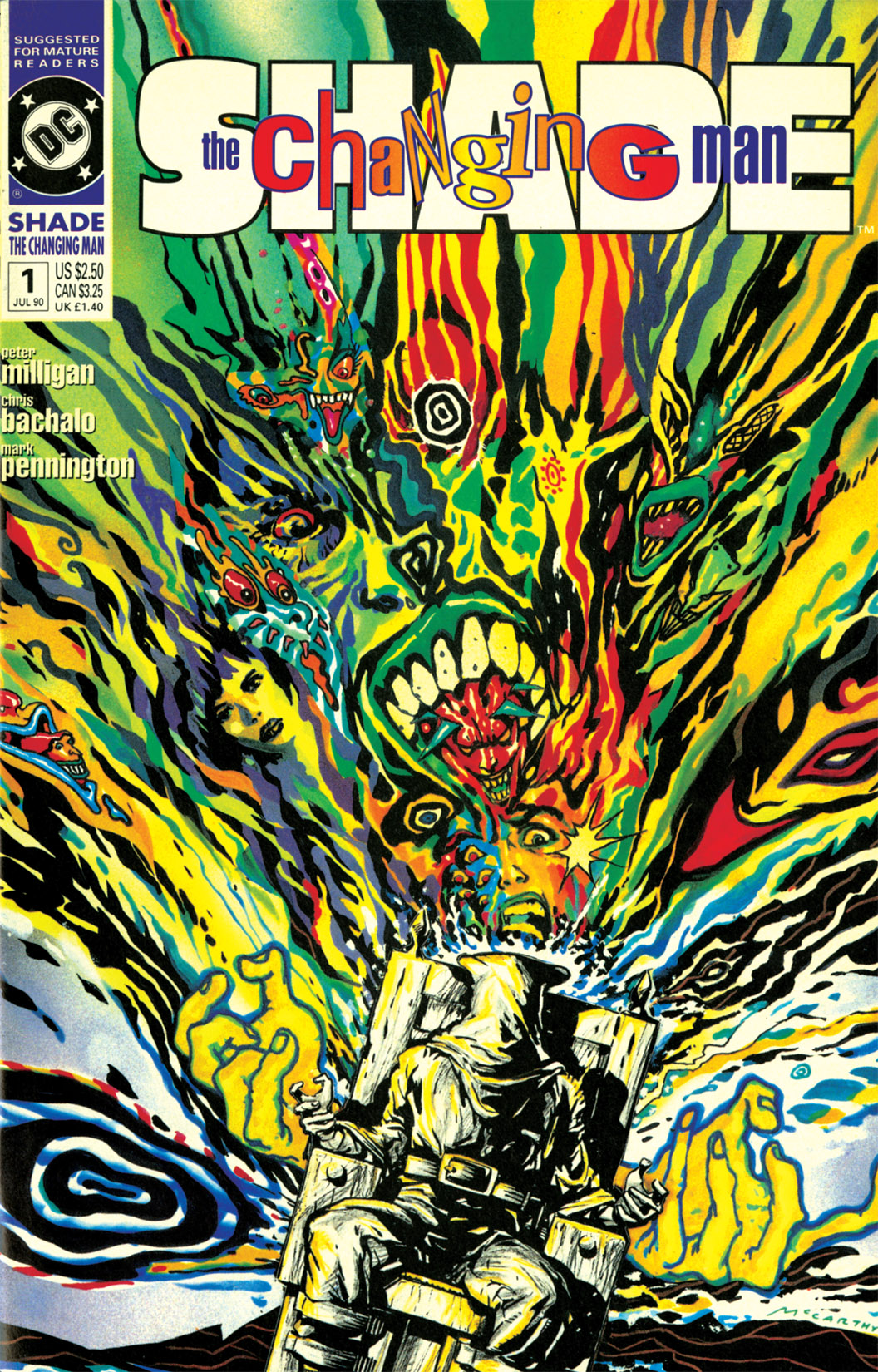 Read online Shade, the Changing Man comic -  Issue #1 - 1