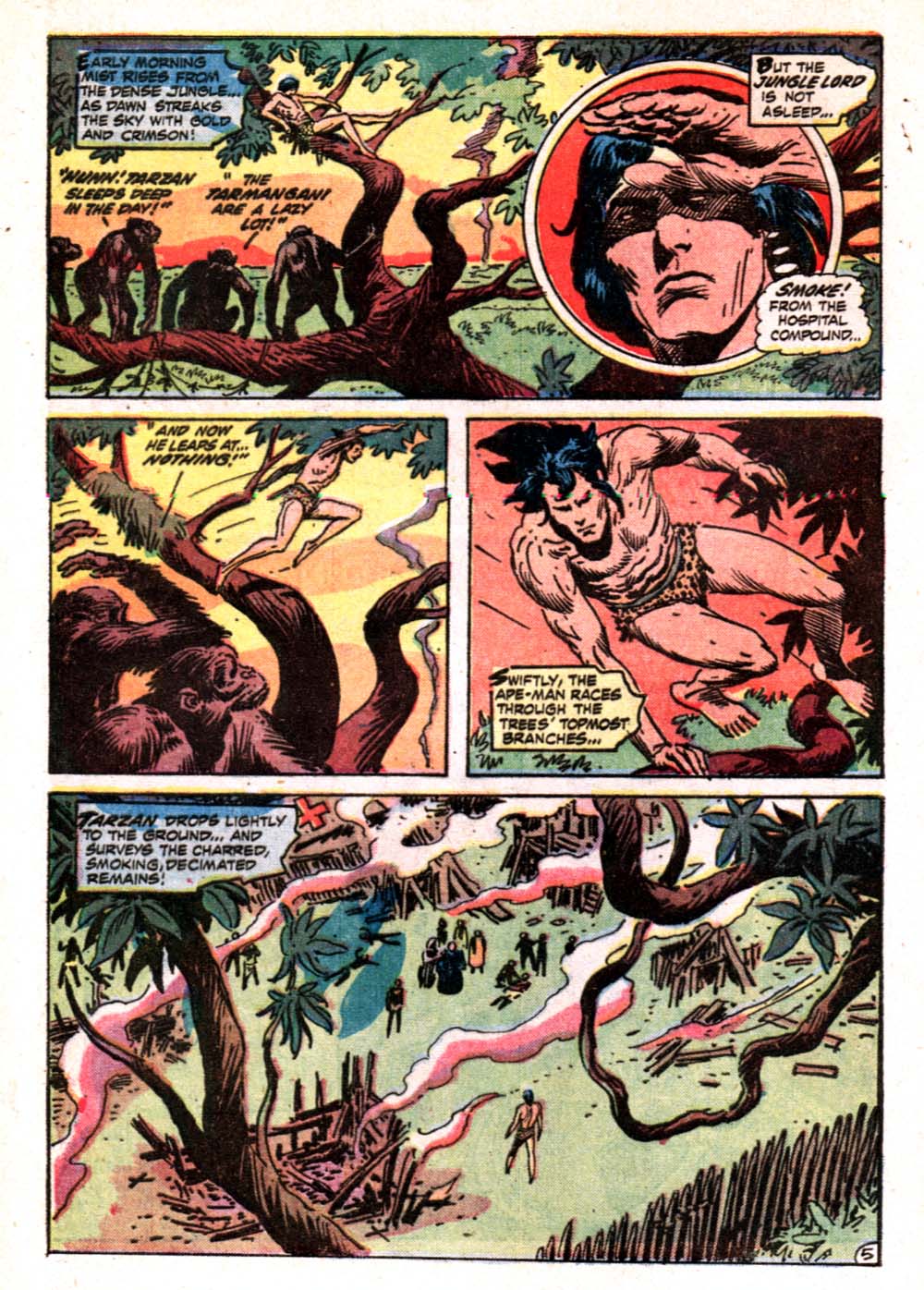 Read online Tarzan (1972) comic -  Issue #216 - 7