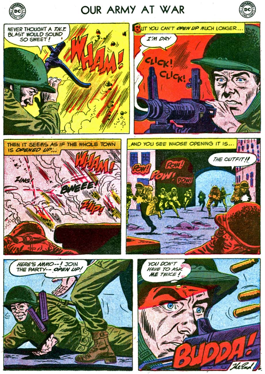 Read online Our Army at War (1952) comic -  Issue #69 - 22