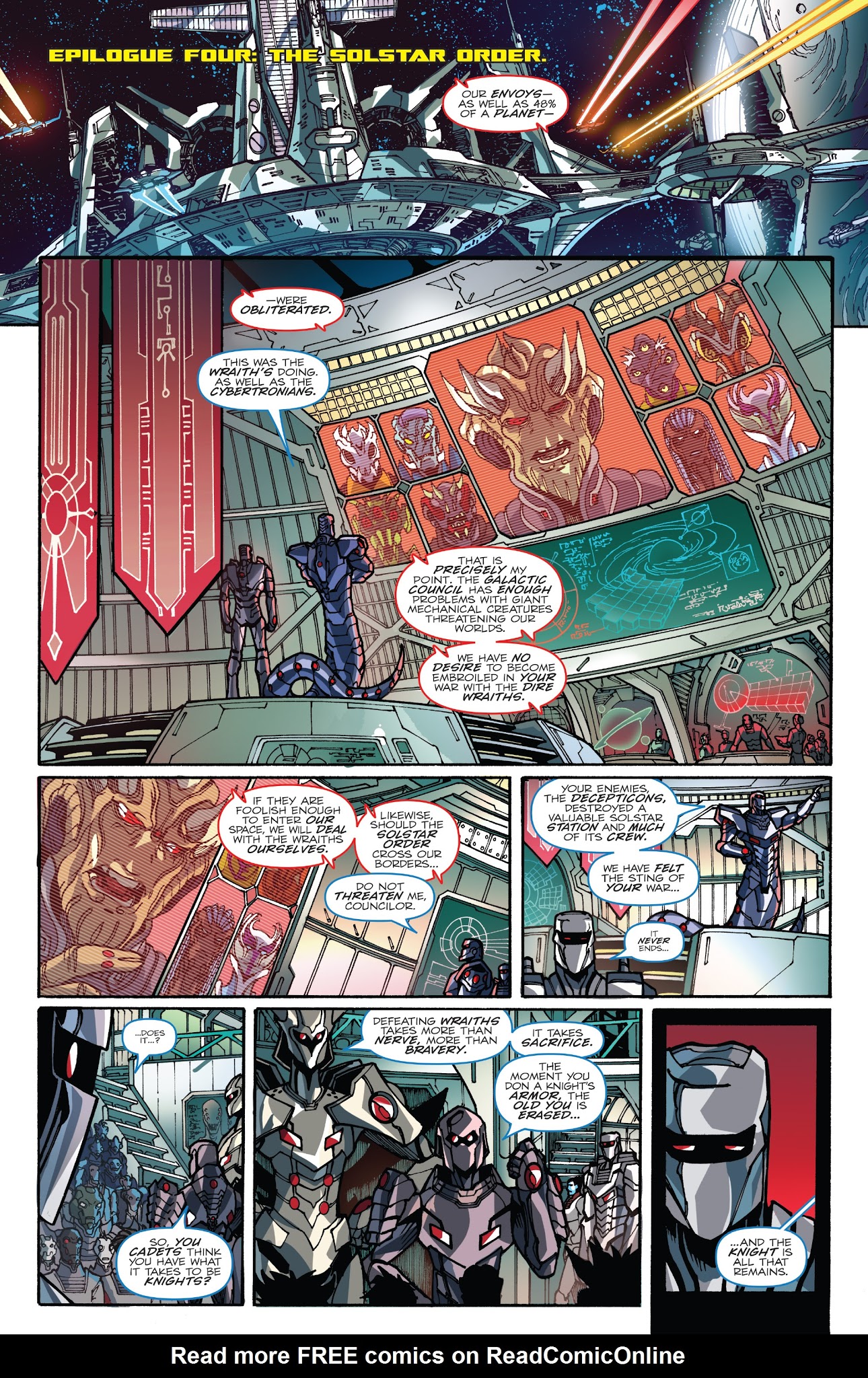 Read online ROM vs. Transformers: Shining Armor comic -  Issue # _TPB 1 - 115