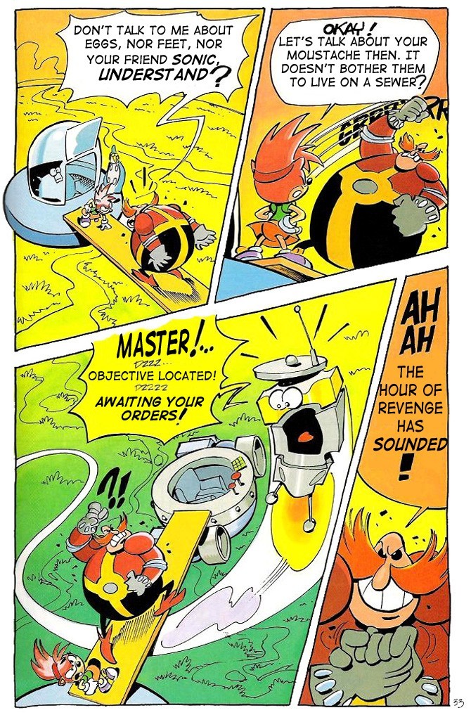 Read online Sonic Adventures: Dans Les Griffes De Robotnik comic -  Issue # Full - 36