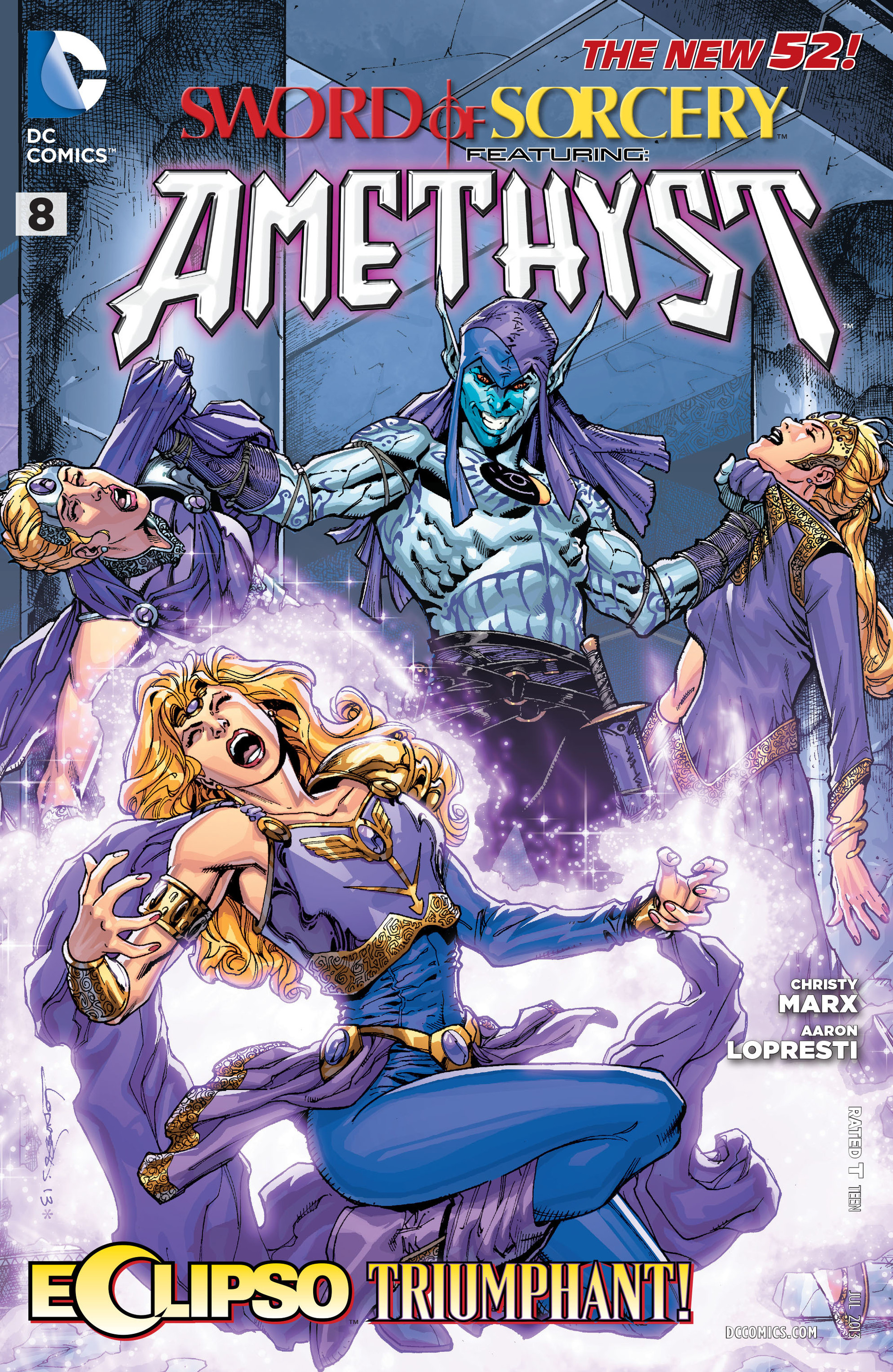 Read online Sword Of Sorcery comic -  Issue #8 - 2