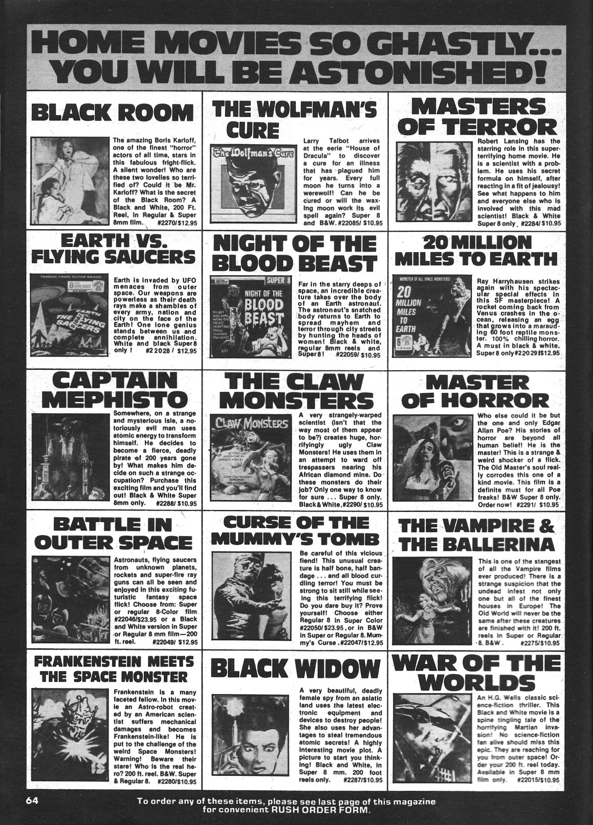 Read online Warren Presents comic -  Issue #7 - 64