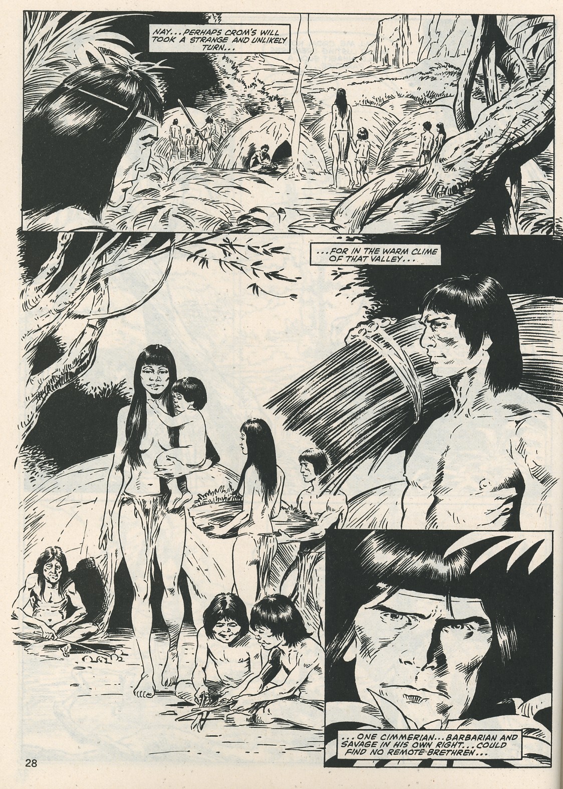 Read online The Savage Sword Of Conan comic -  Issue #115 - 28