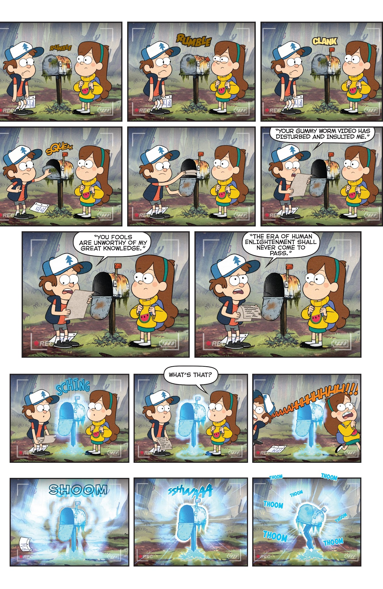 Read online Disney Gravity Falls Shorts Cinestory Comic comic -  Issue #3 - 10