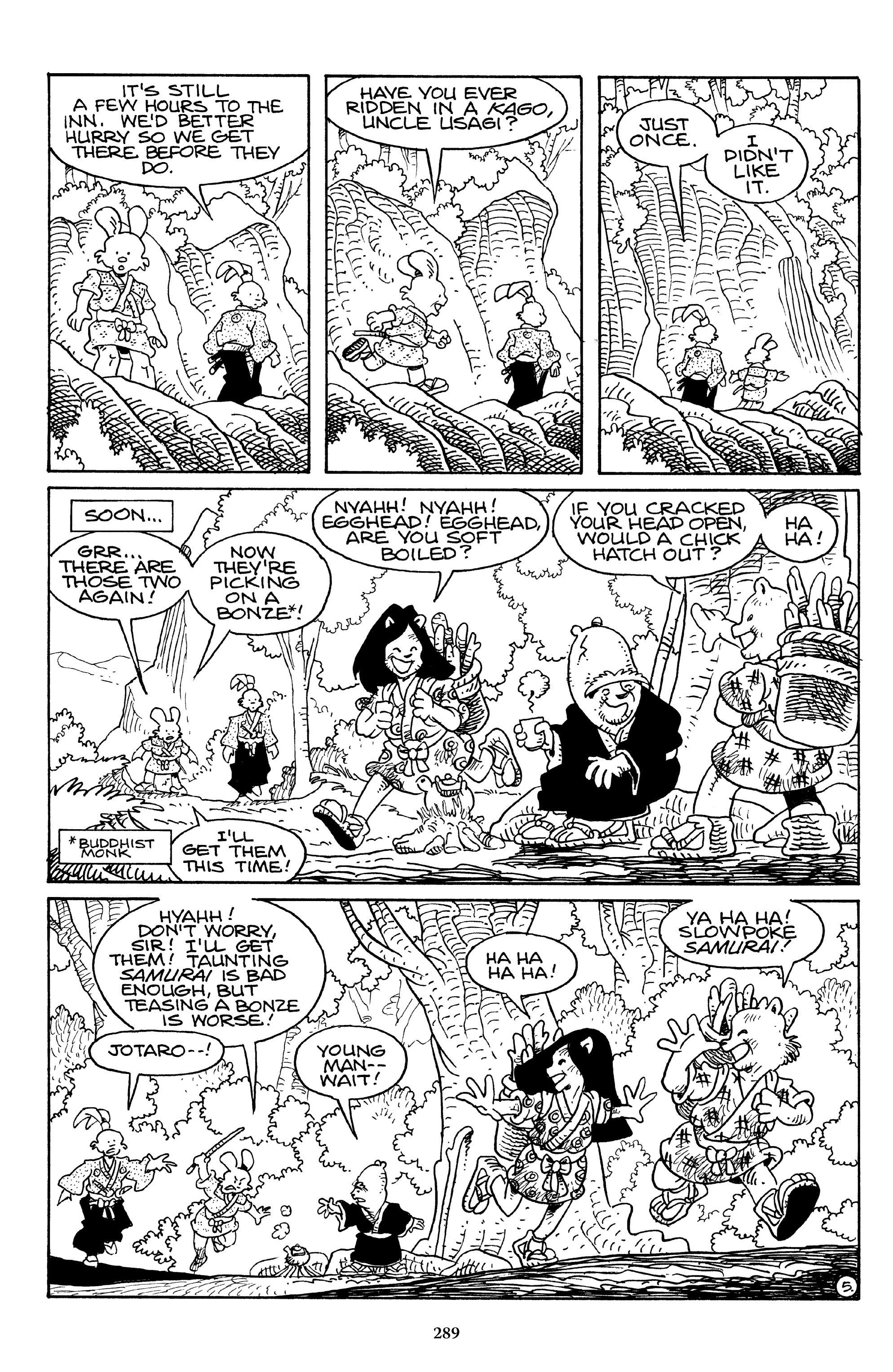 Read online The Usagi Yojimbo Saga comic -  Issue # TPB 4 - 286