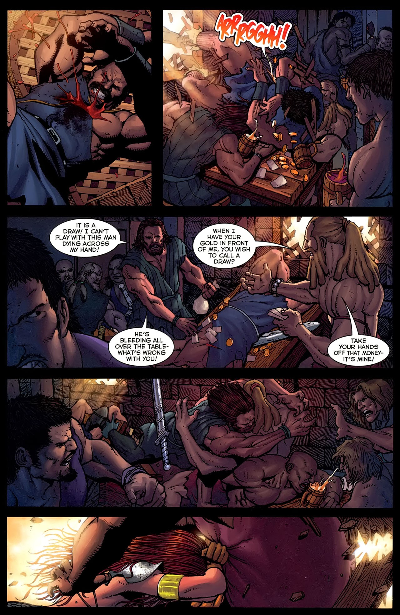 Read online Sword of Red Sonja: Doom of the Gods comic -  Issue #1 - 5