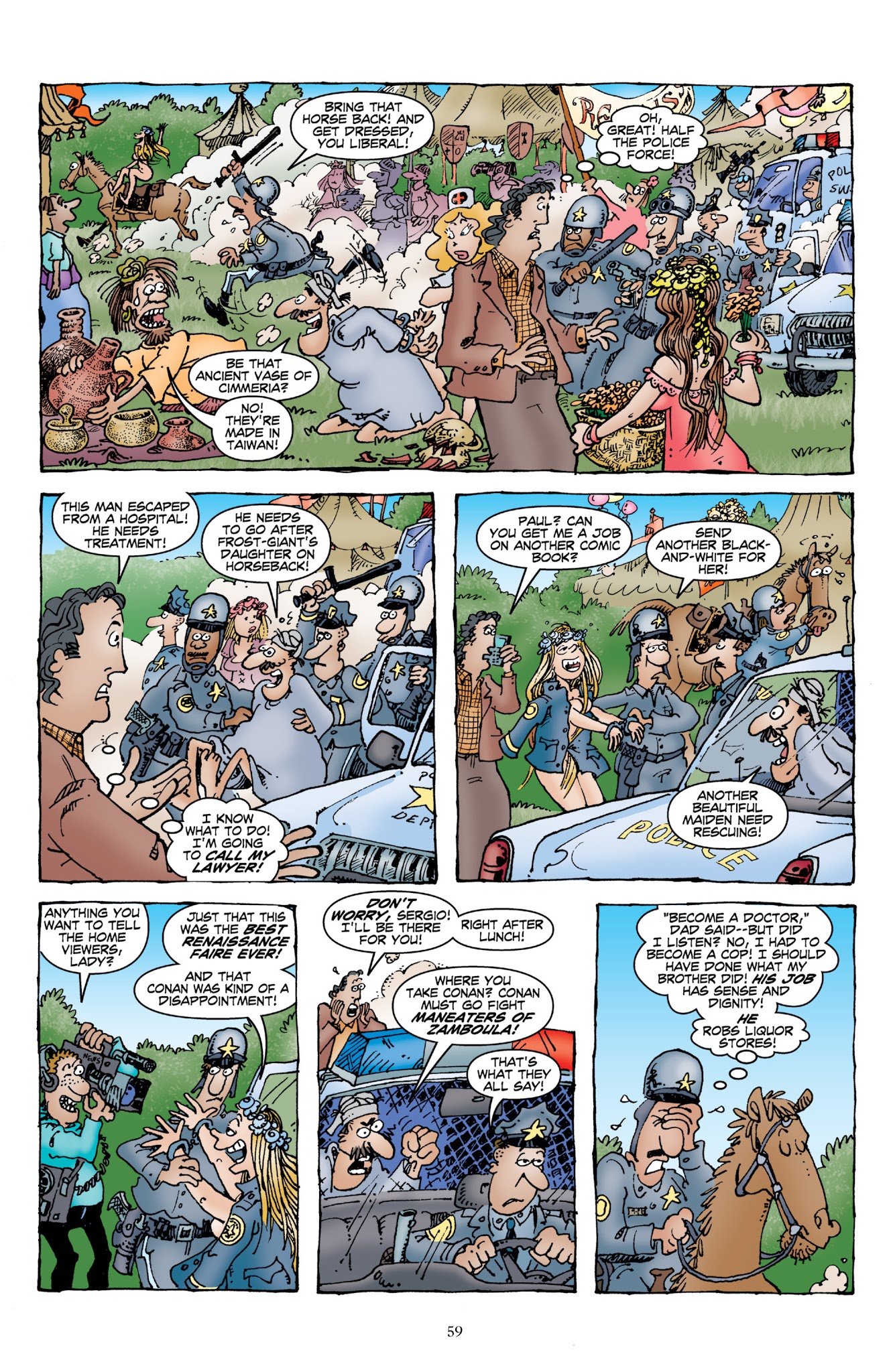 Read online Groo vs. Conan comic -  Issue # TPB - 61