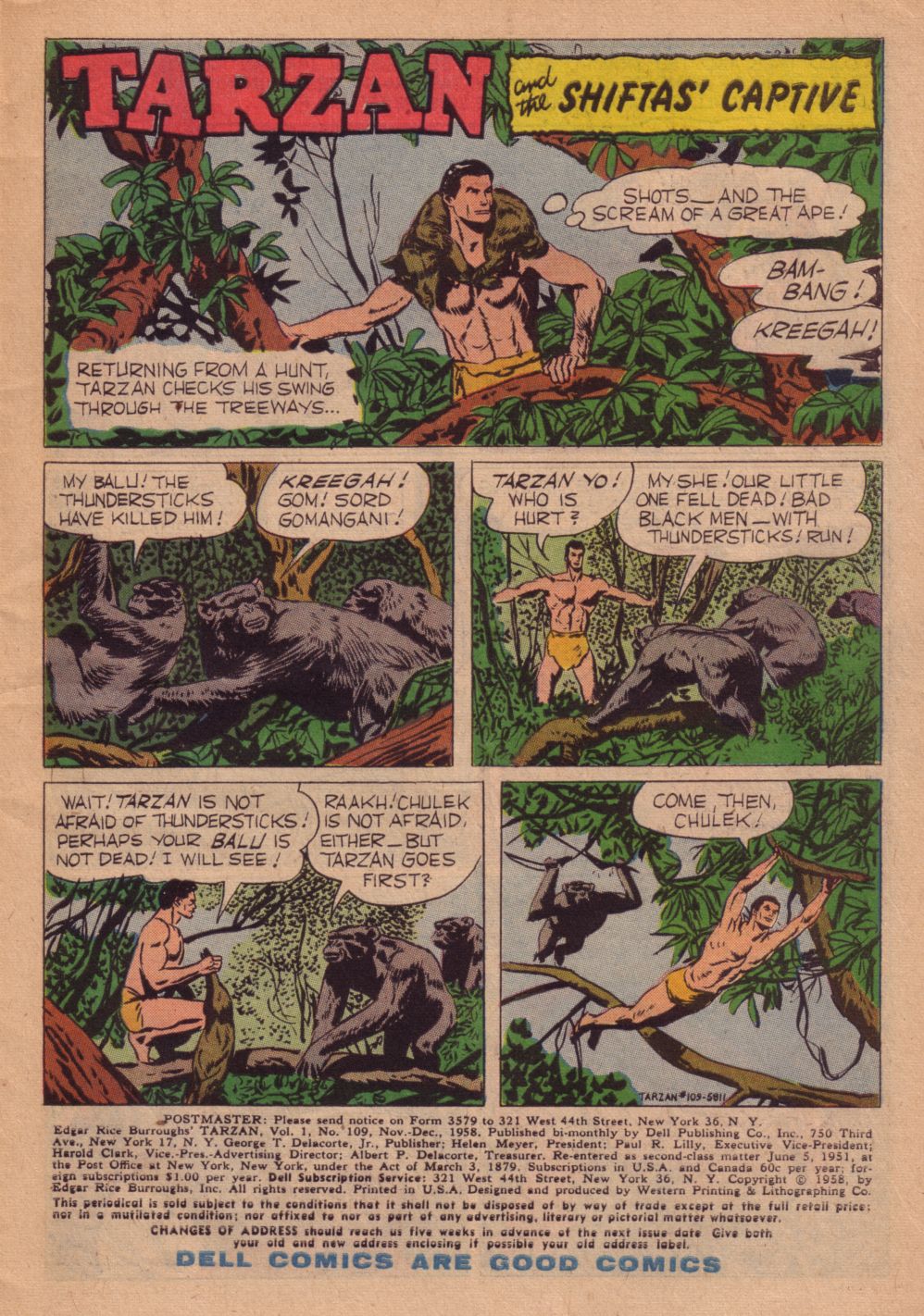 Read online Tarzan (1948) comic -  Issue #109 - 3