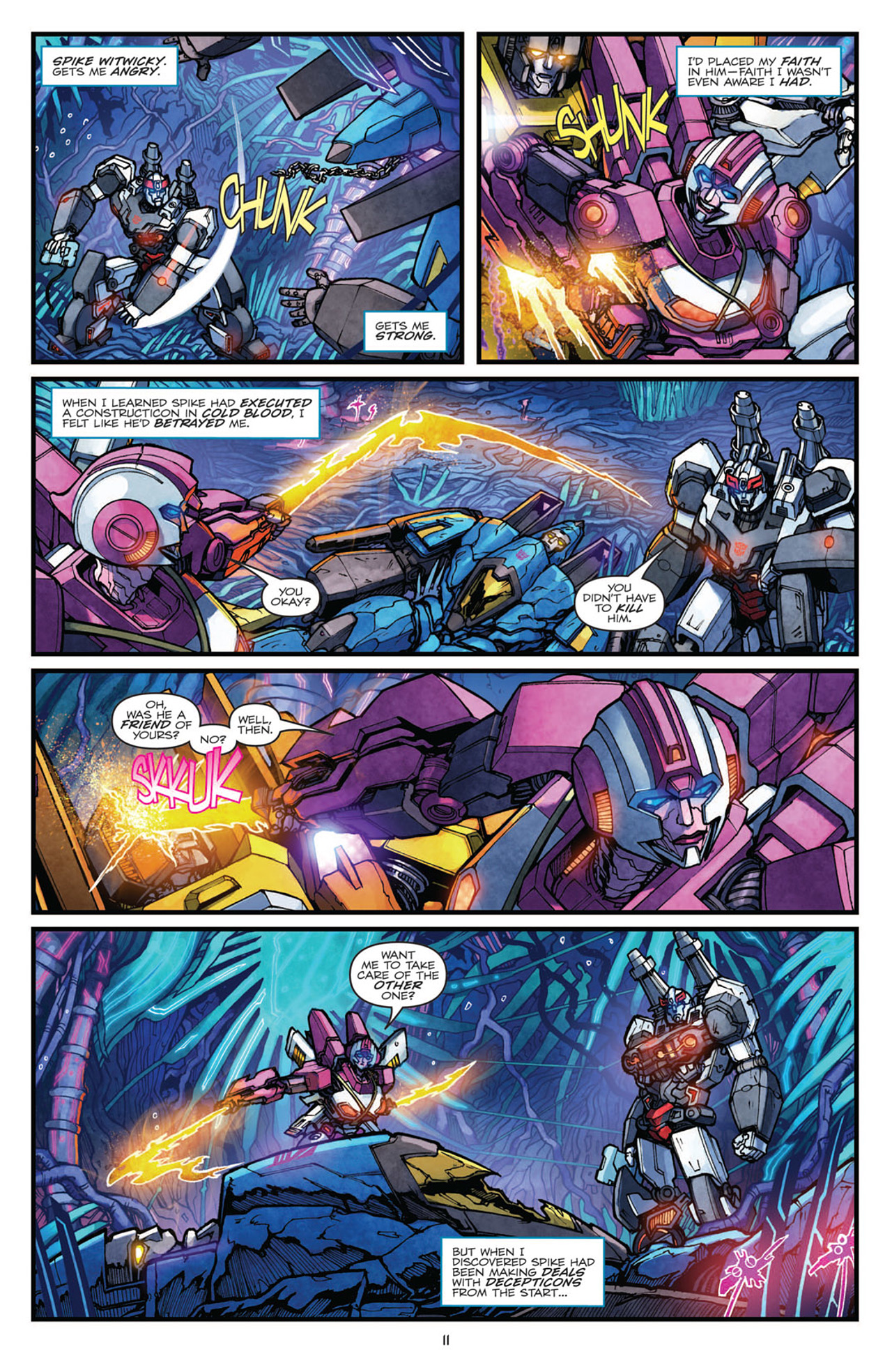 Read online Transformers: Robots In Disguise (2012) comic -  Issue #4 - 14