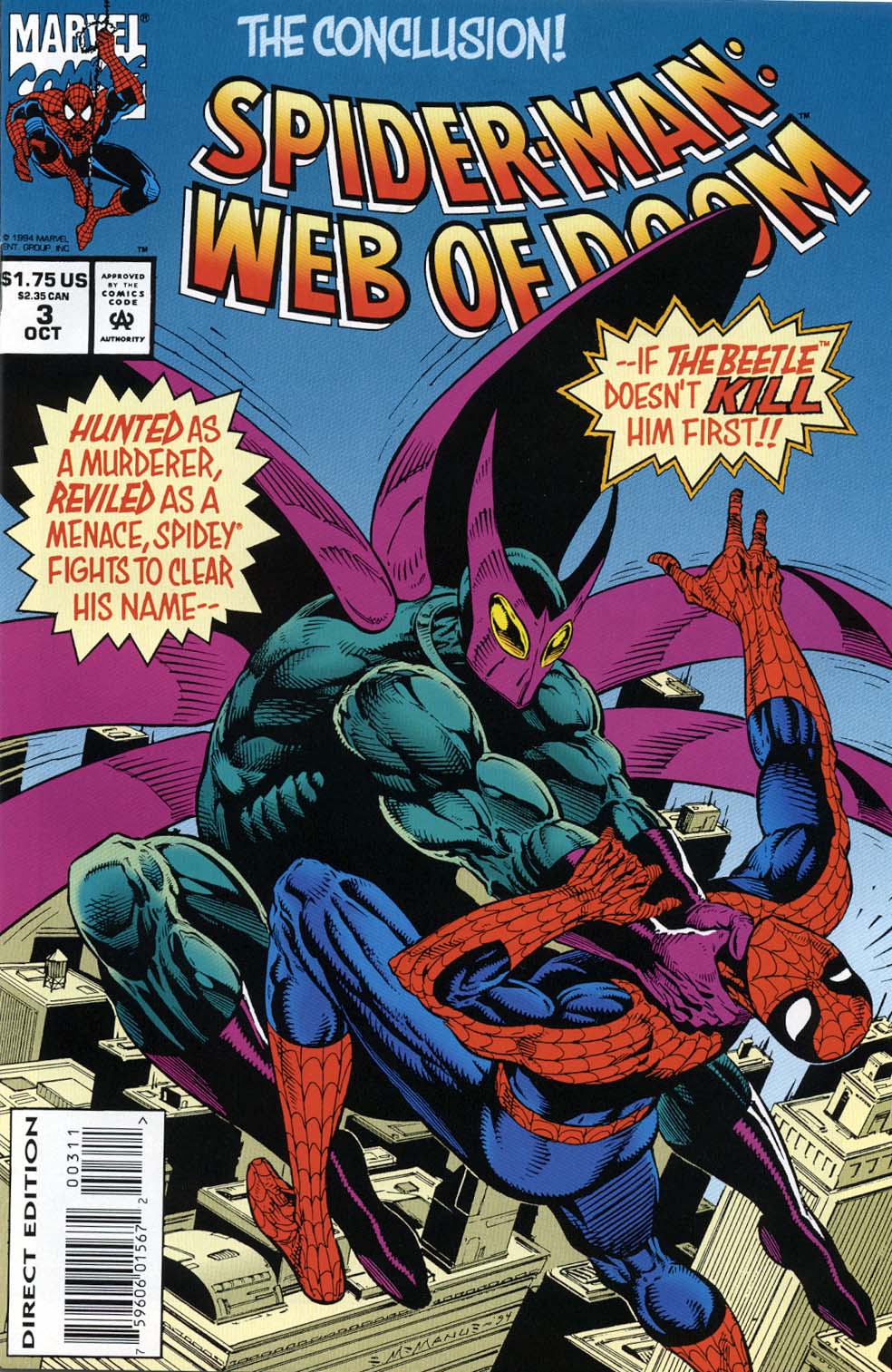 Read online Spider-Man: Web of Doom comic -  Issue #3 - 1