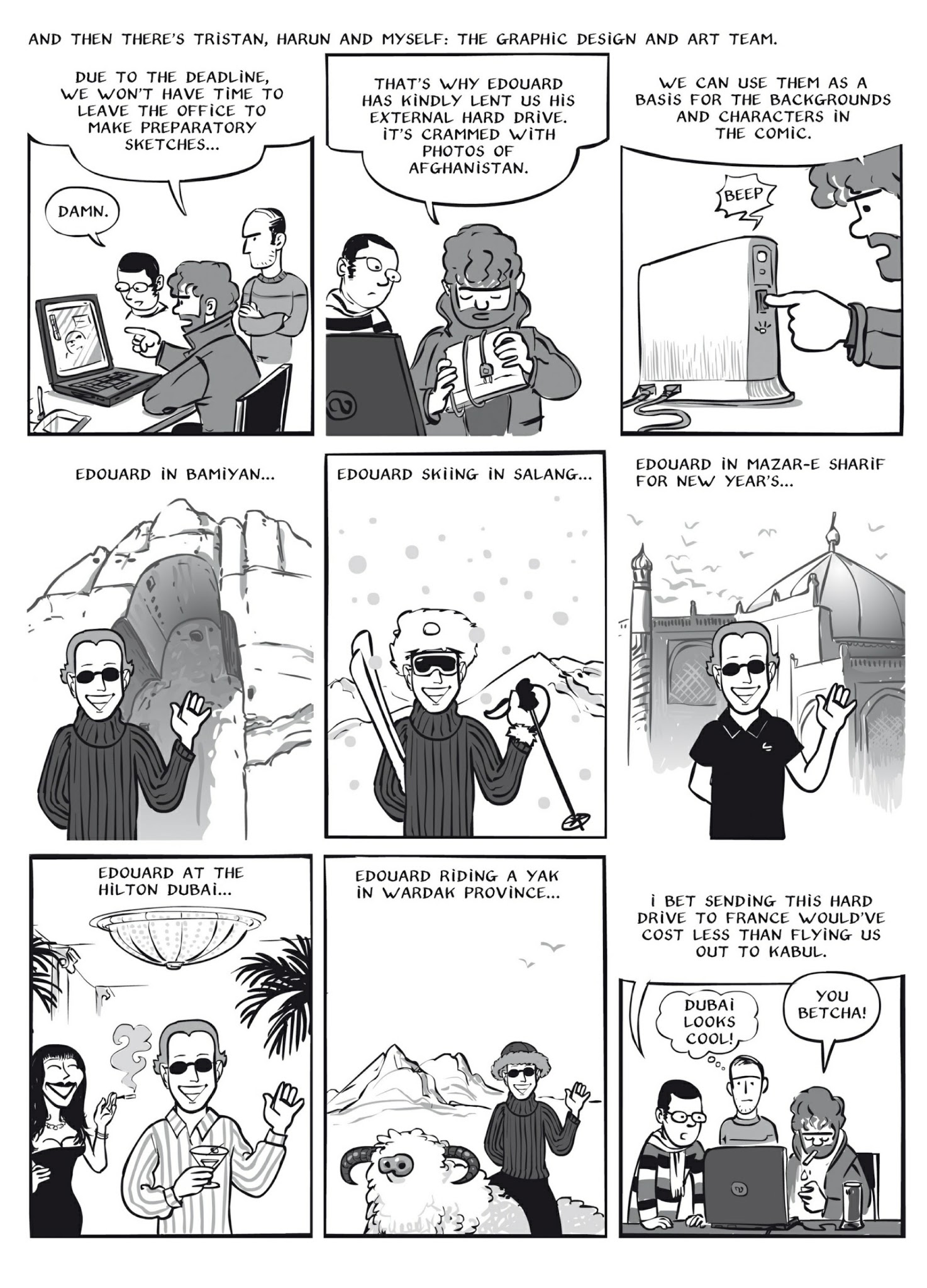 Read online Kabul Disco: How I Managed Not to be Abducted in Afghanistan comic -  Issue # TPB - 34