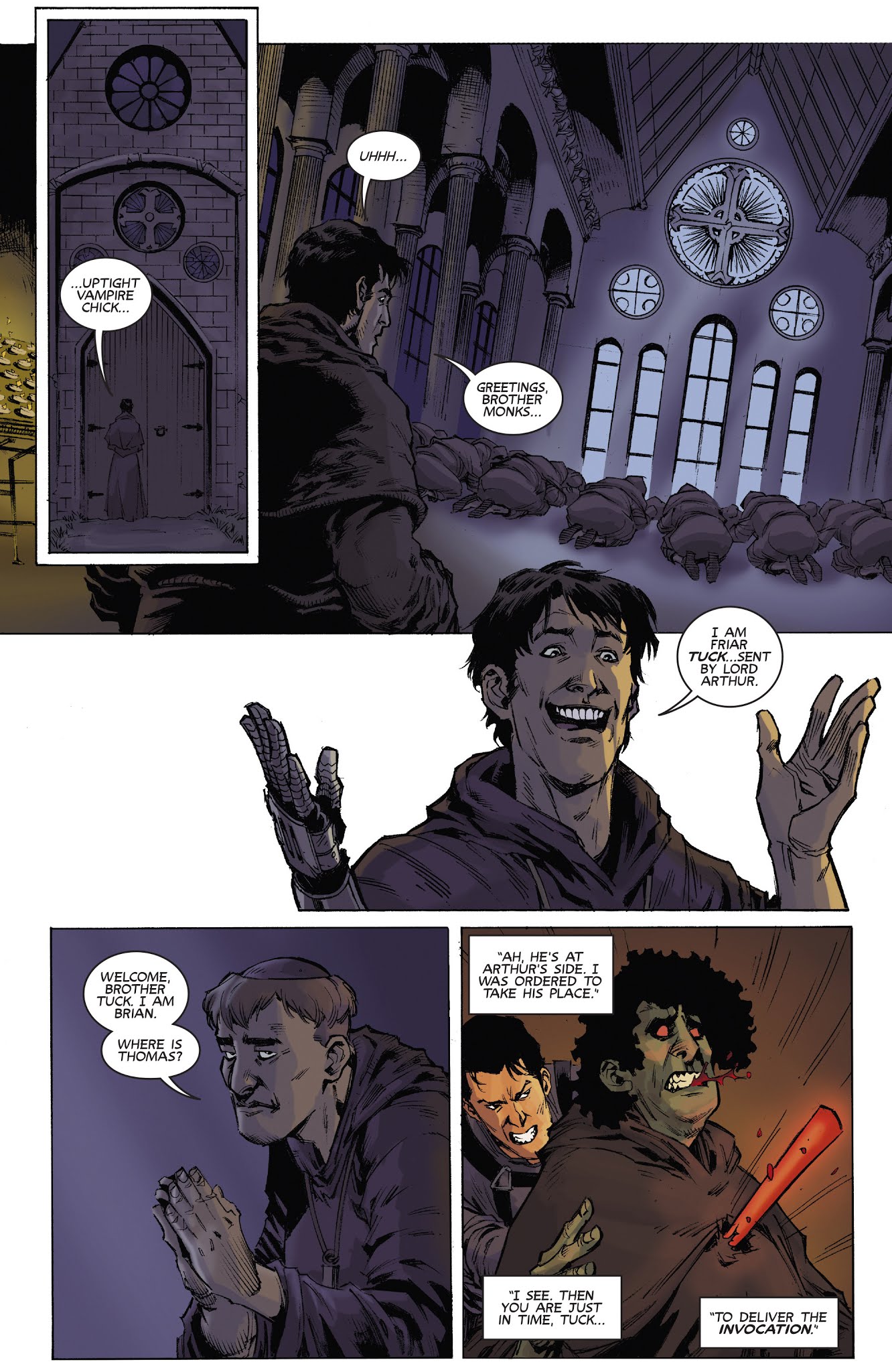 Read online Vampirella/Army of Darkness comic -  Issue #4 - 6