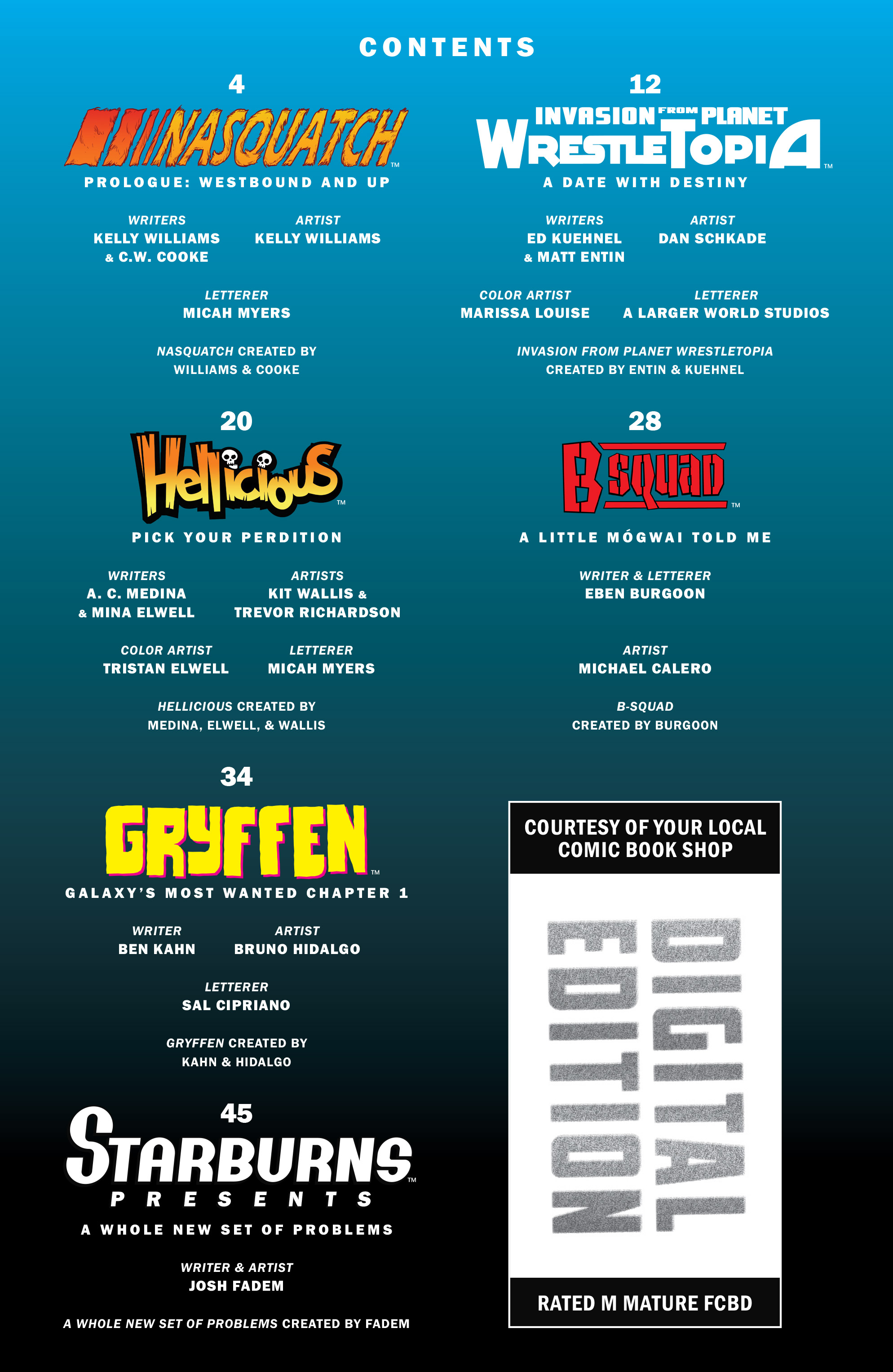 Read online Free Comic Book Day 2019 comic -  Issue # Starburns Presents - 2