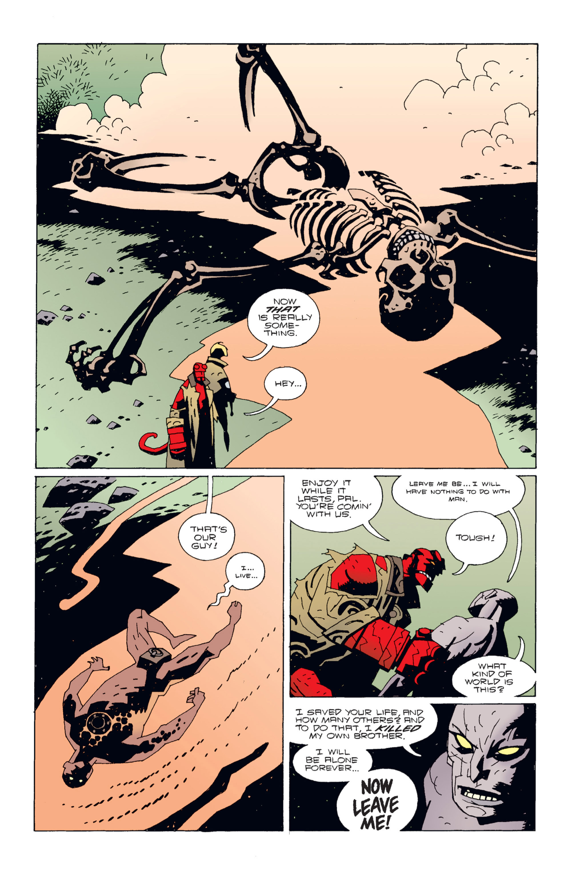 Read online Hellboy comic -  Issue #3 - 167