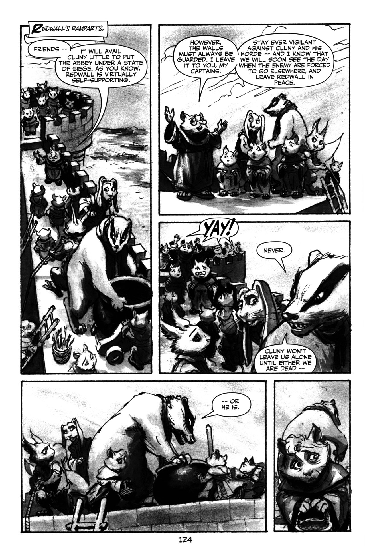Read online Redwall: The Graphic Novel comic -  Issue # TPB - 129