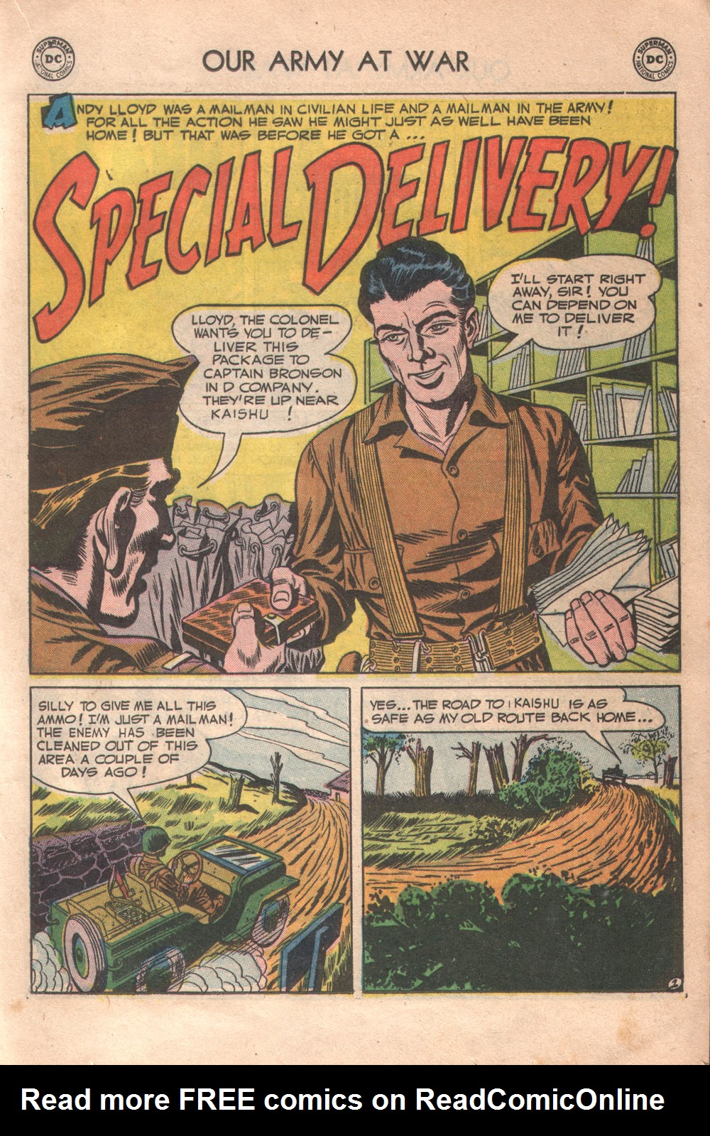 Read online Our Army at War (1952) comic -  Issue #4 - 21