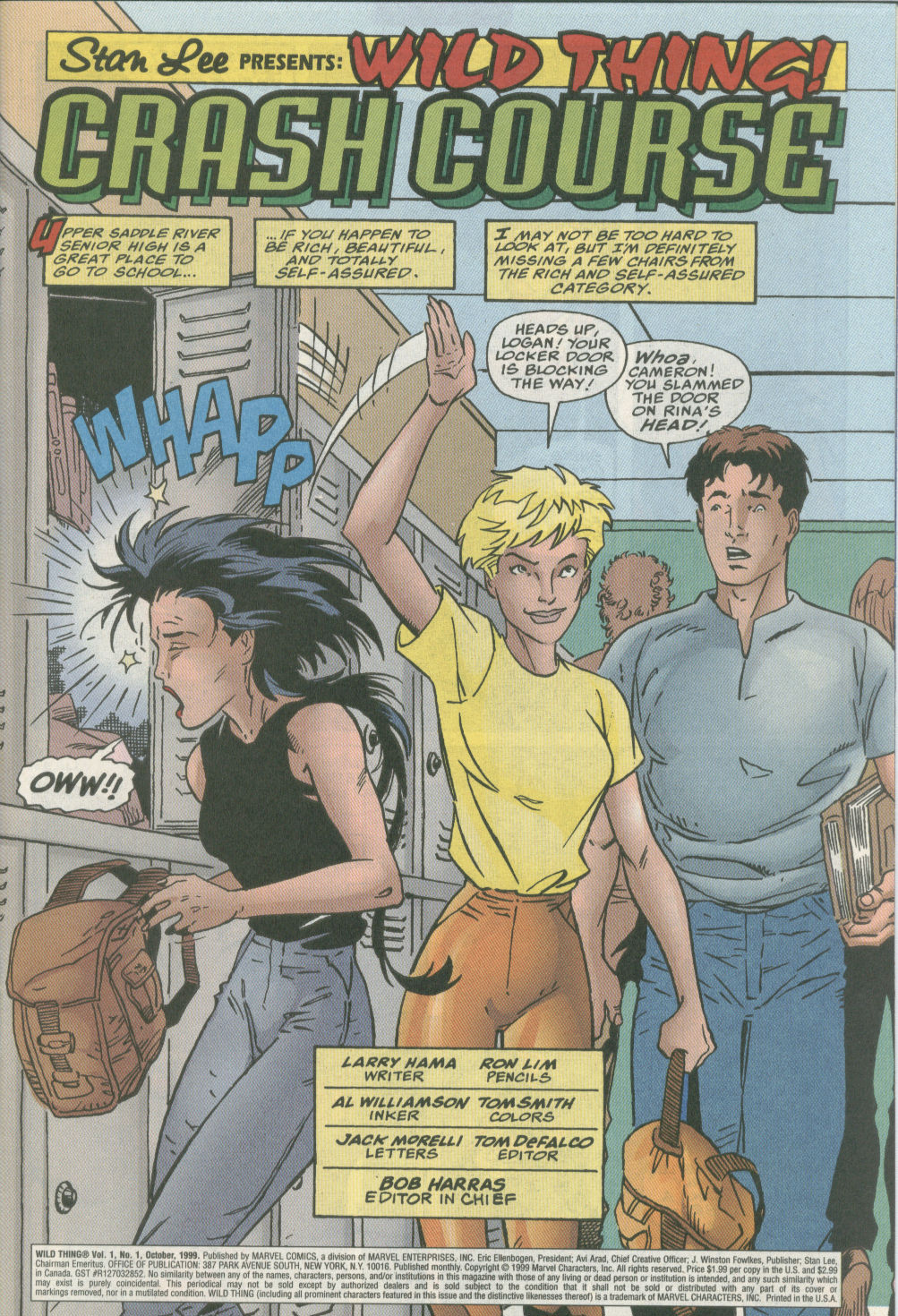 Read online Wild Thing (1999) comic -  Issue #1 - 2