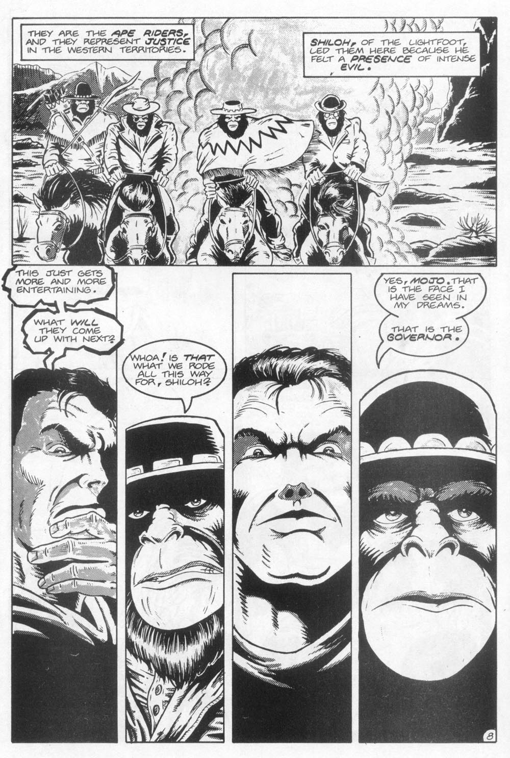 Read online Planet of the Apes (1990) comic -  Issue #22 - 10