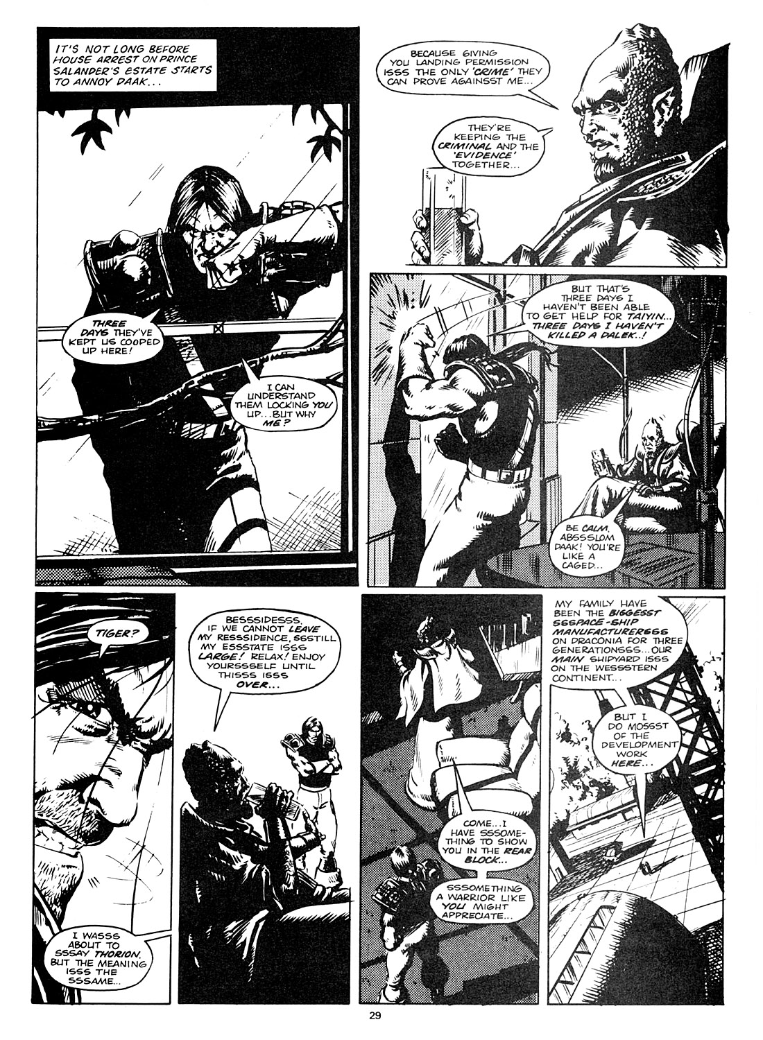 Read online Marvel Graphic Novel comic -  Issue #4 Abslom Daak, Dalek Killer - 29