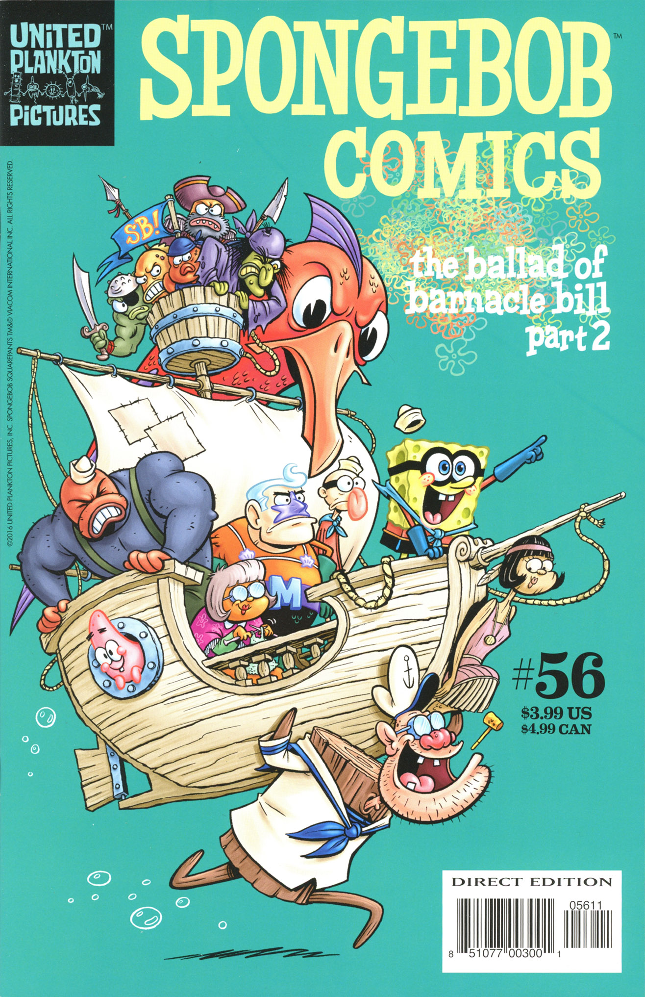 Read online SpongeBob Comics comic -  Issue #56 - 1
