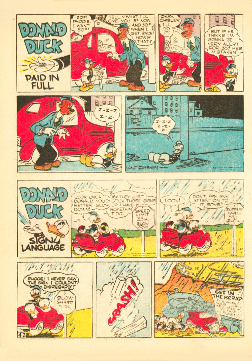 Read online Walt Disney's Comics and Stories comic -  Issue #38 - 44