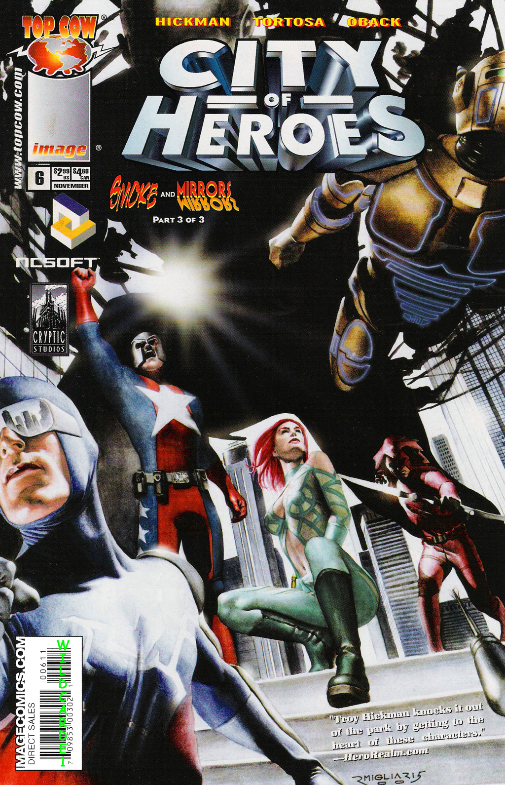 Read online City of Heroes (2005) comic -  Issue #6 - 1