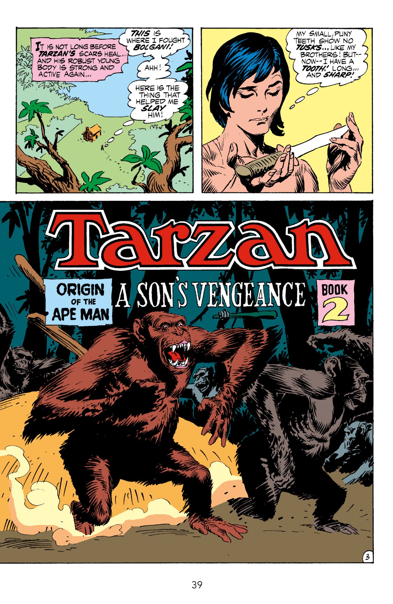 Read online Edgar Rice Burroughs' Tarzan The Joe Kubert Years comic -  Issue # TPB 1 (Part 1) - 40