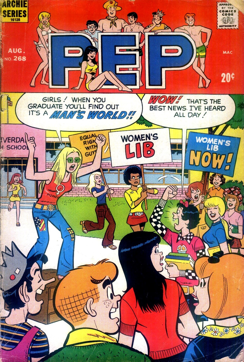 Read online Pep Comics comic -  Issue #268 - 1