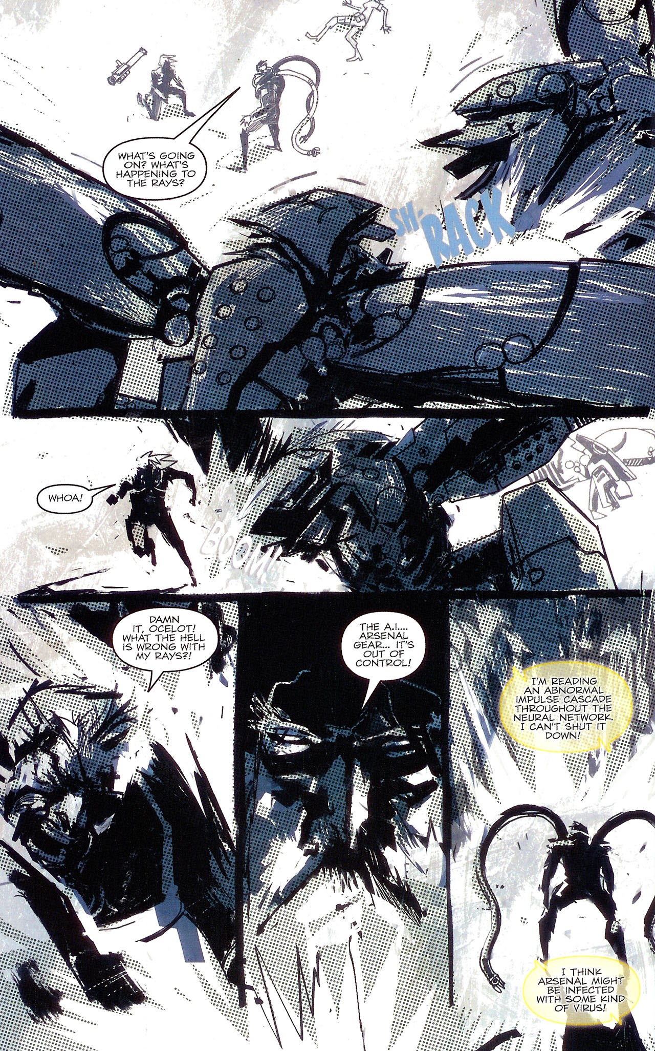 Read online Metal Gear Solid: Sons of Liberty comic -  Issue #11 - 14