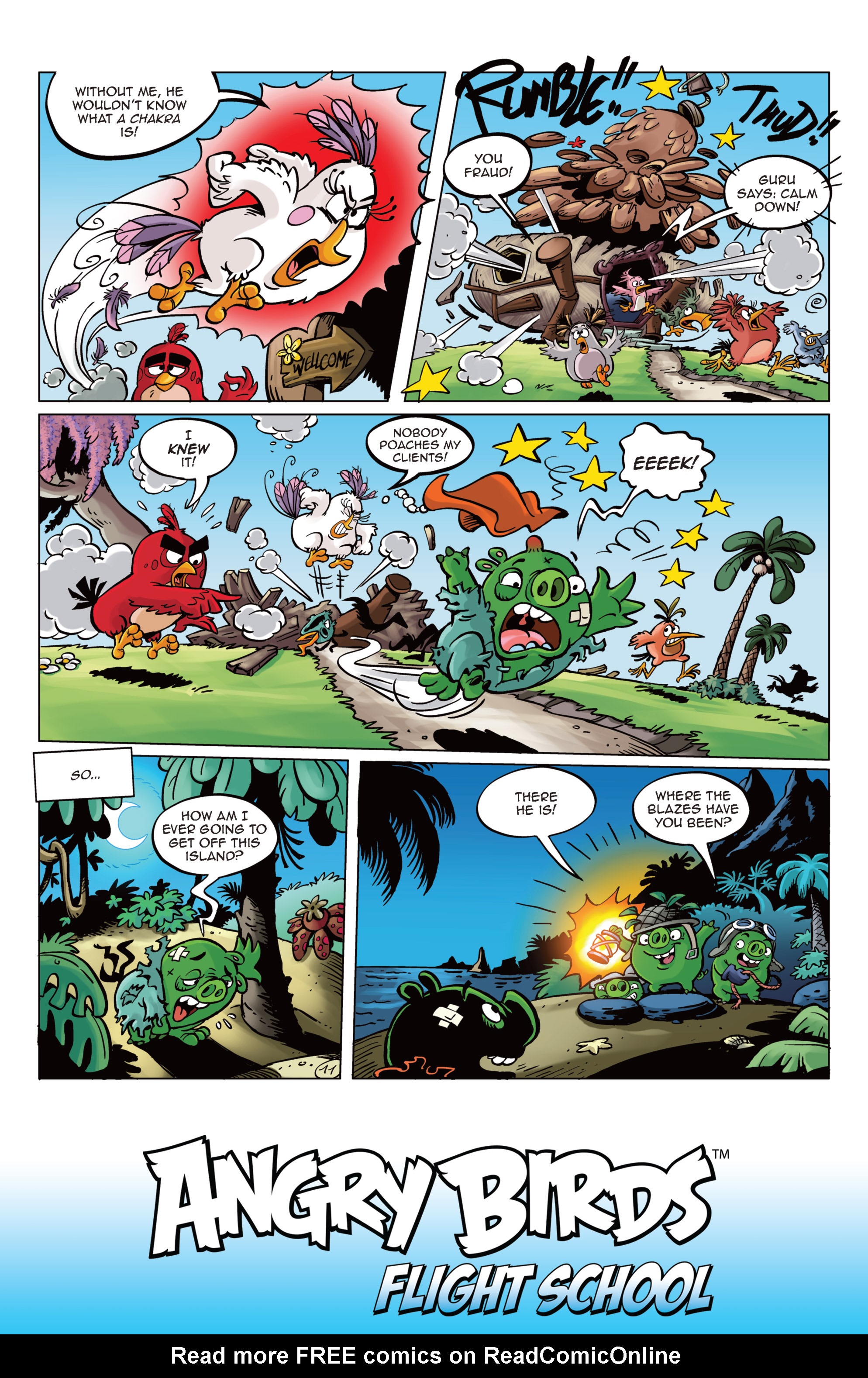 Read online Angry Birds: Flight School comic -  Issue #3 - 13