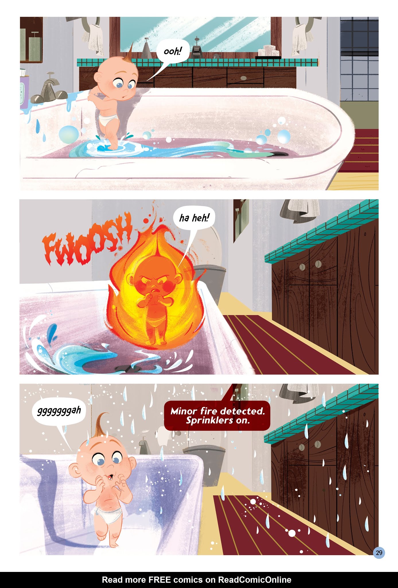 Read online Disney·PIXAR The Incredibles 2: Heroes at Home comic -  Issue # Full - 28