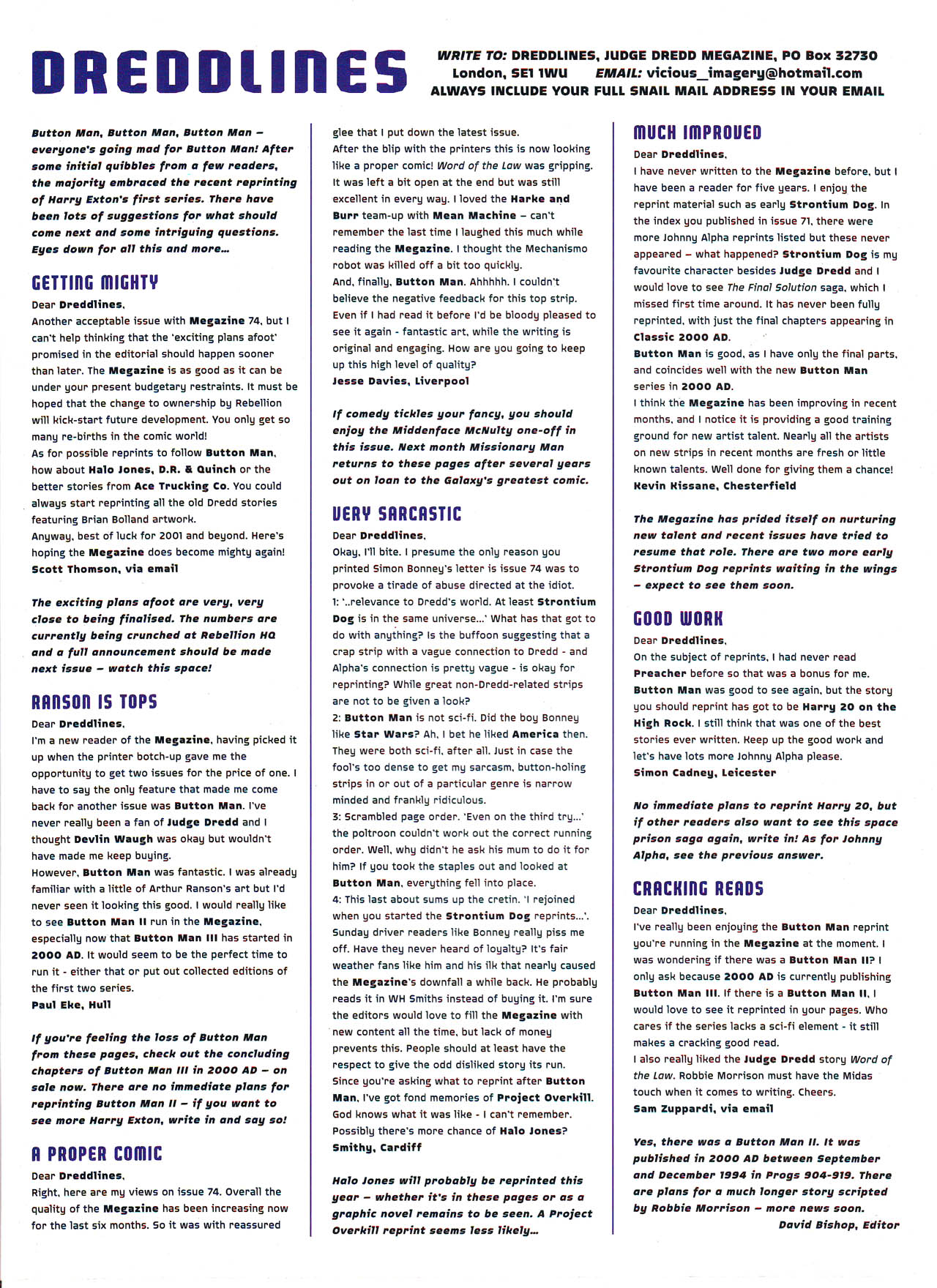 Read online Judge Dredd Megazine (vol. 3) comic -  Issue #76 - 47